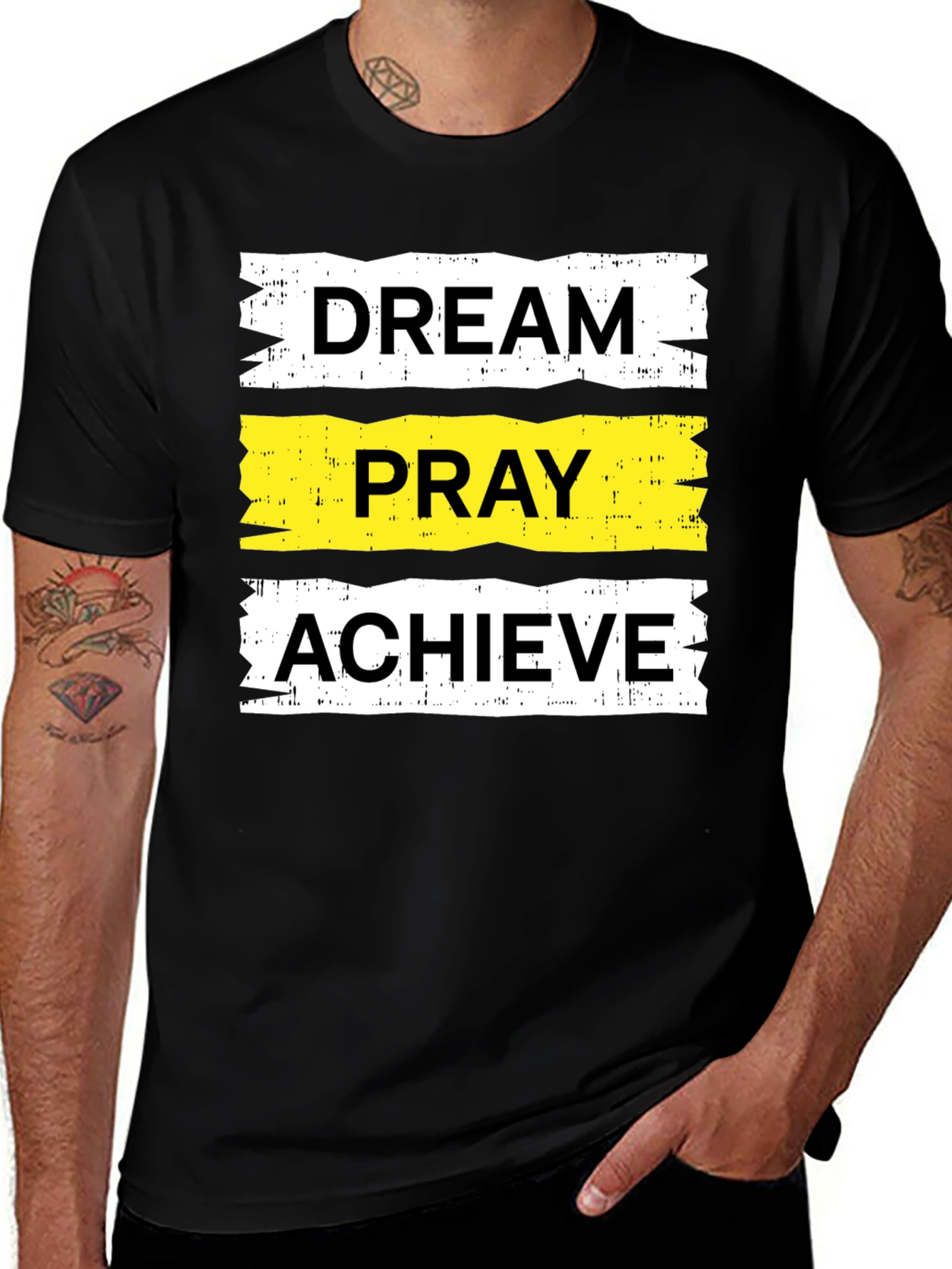 Variant 8 of Dream, Pray, Achieve Graphic Tee