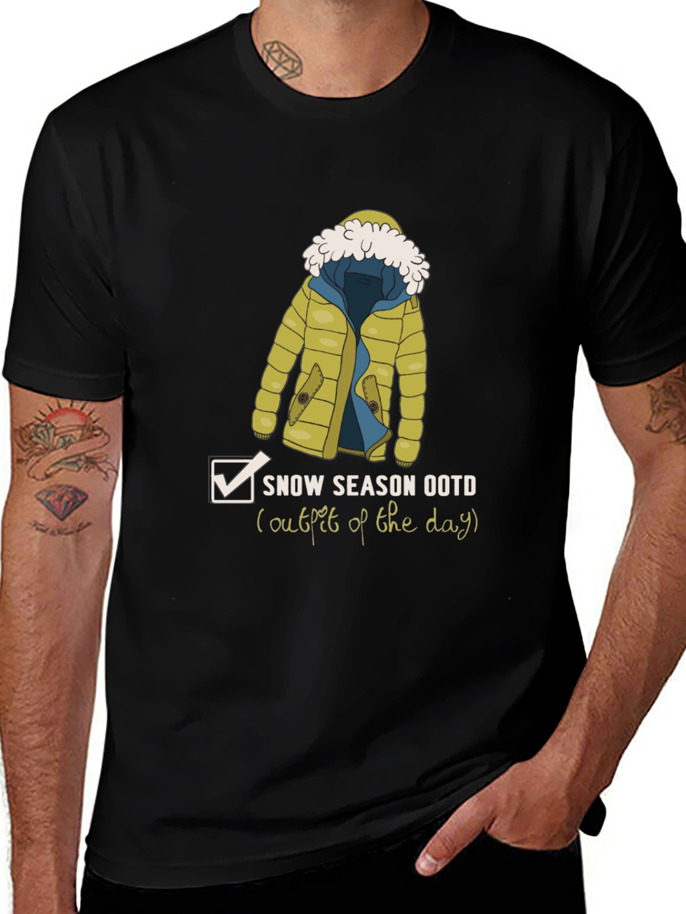 Variant 3 of Snow Season OOTD Graphic Tee