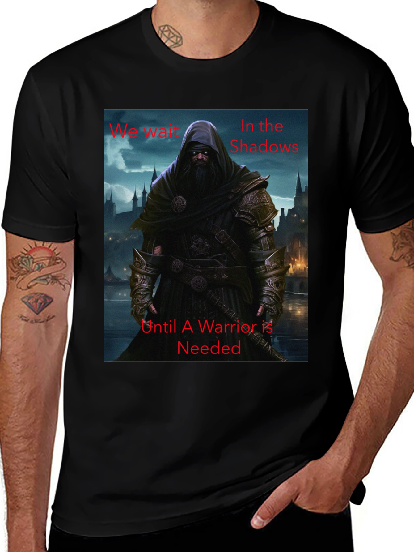 Variant 22 of Warrior in the Shadows T-Shirt