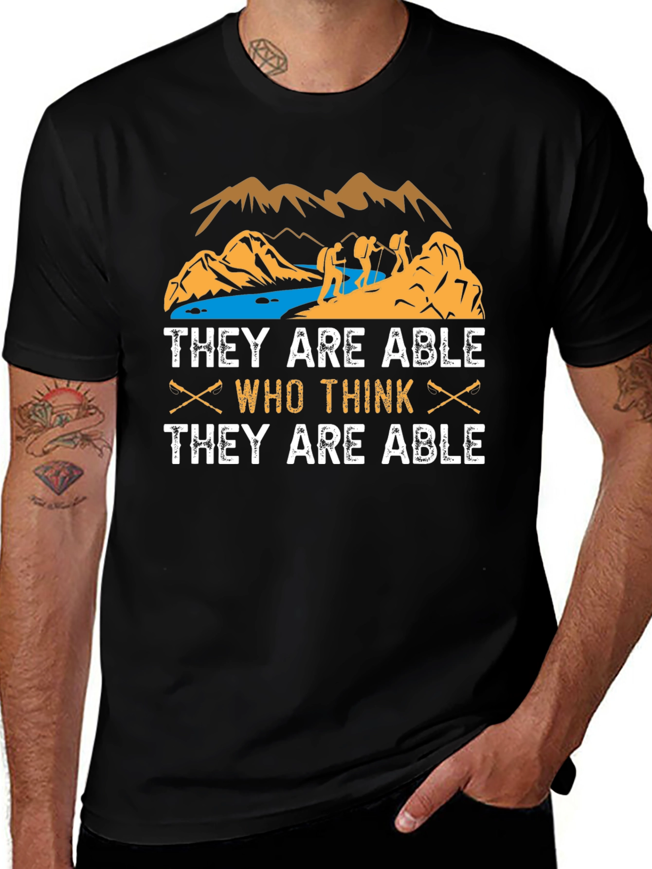 Variant 2 of Hiking T-Shirt: They Are Able