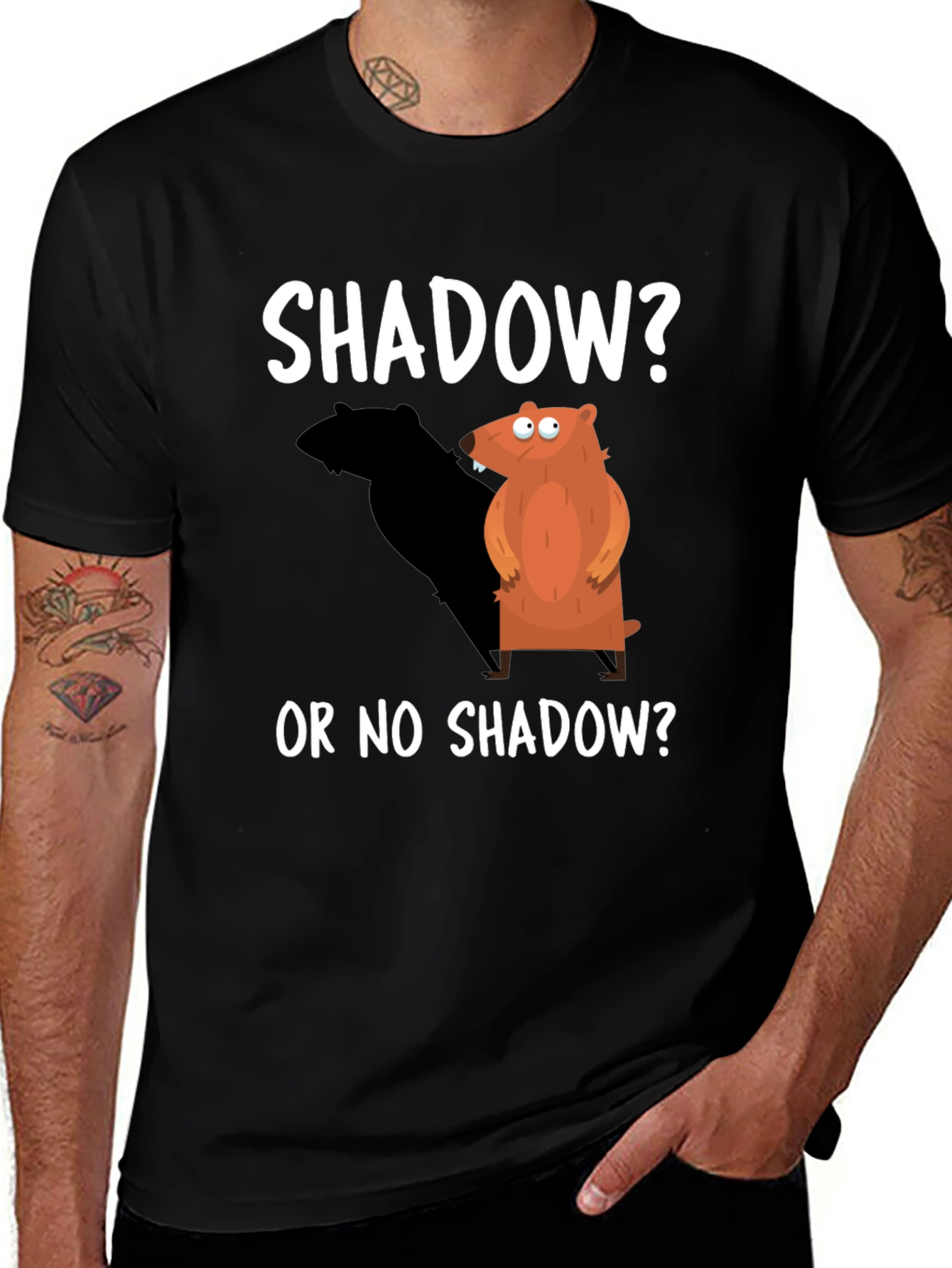 Shadow or No Shadow? Groundhog Day T-Shirt