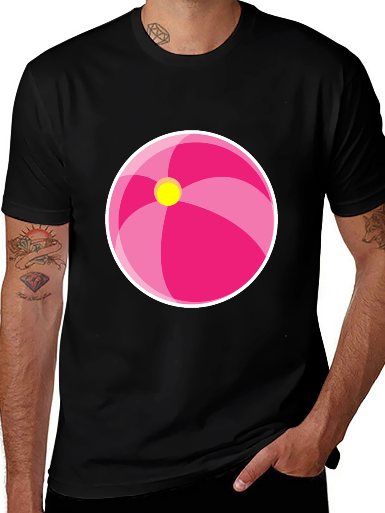 Variant 26 of Fun Beach Ball Graphic Tee