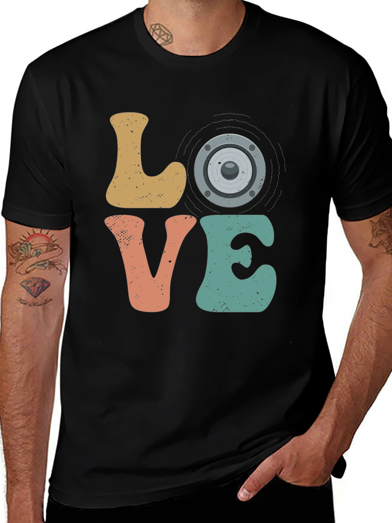Variant 8 of Love Speaker T-Shirt - Music Lover Tee
