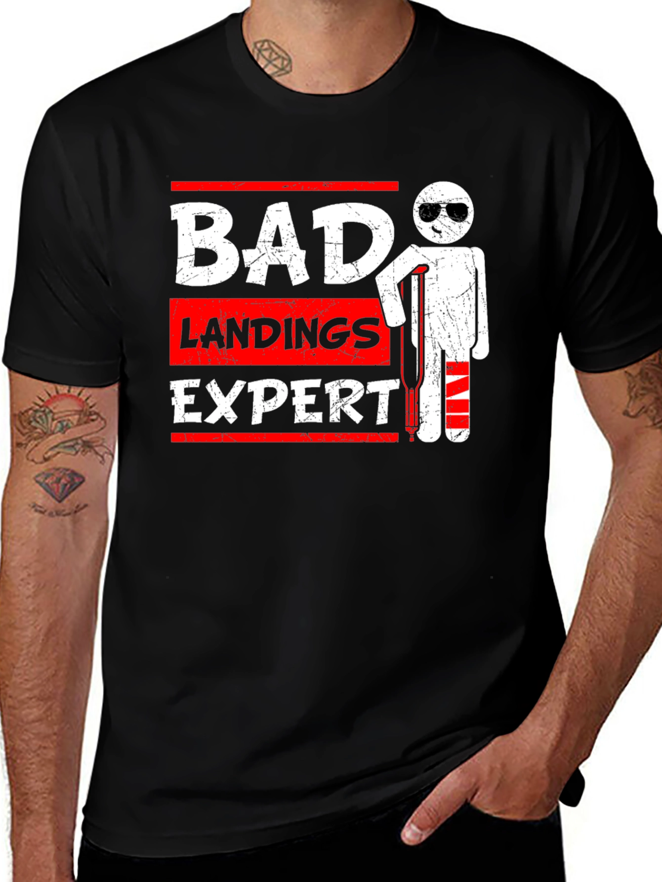 Variant 21 of Bad Landings Expert Graphic T-Shirt