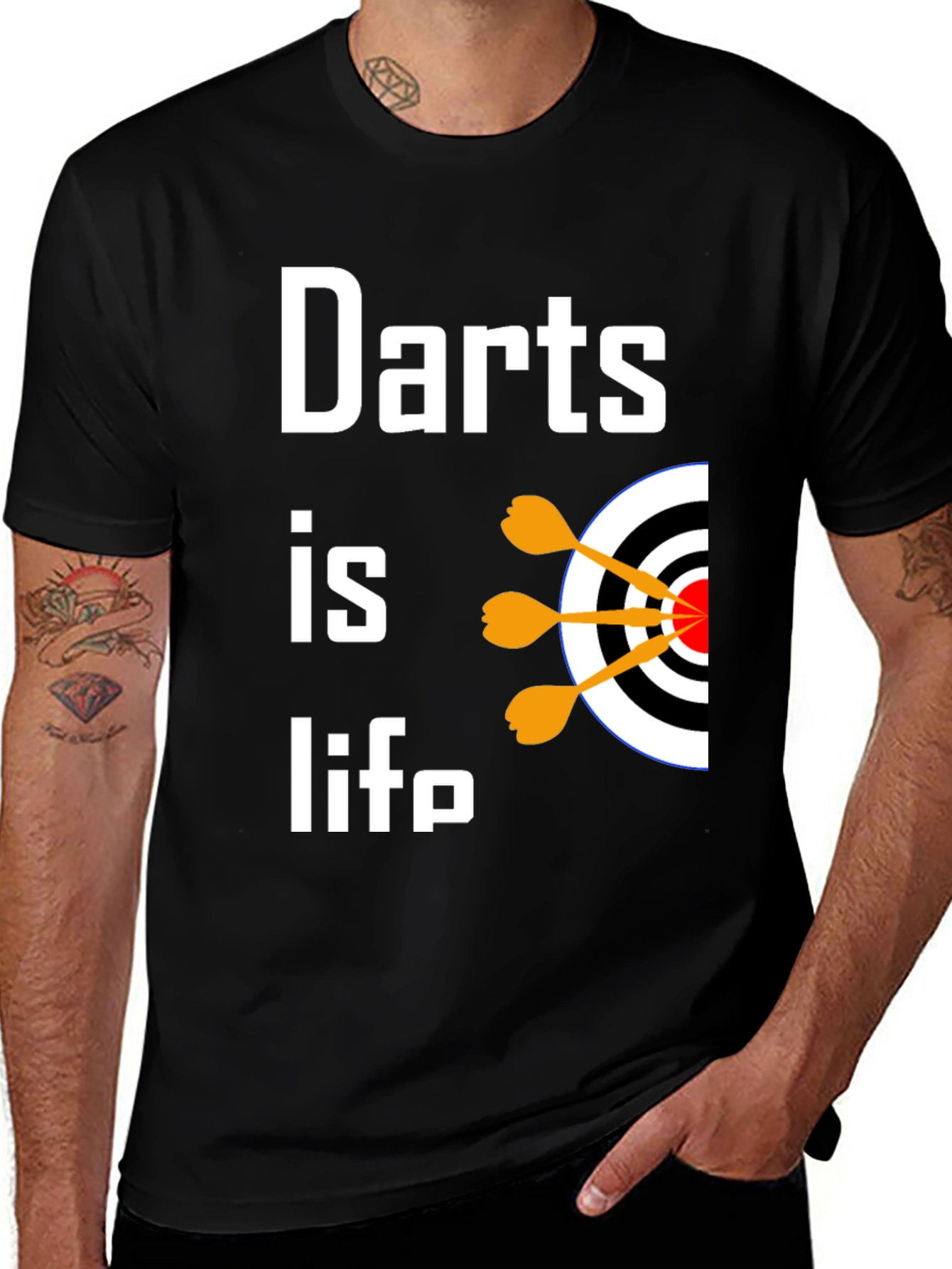 Variant 25 of Darts Is Life Graphic T-Shirt