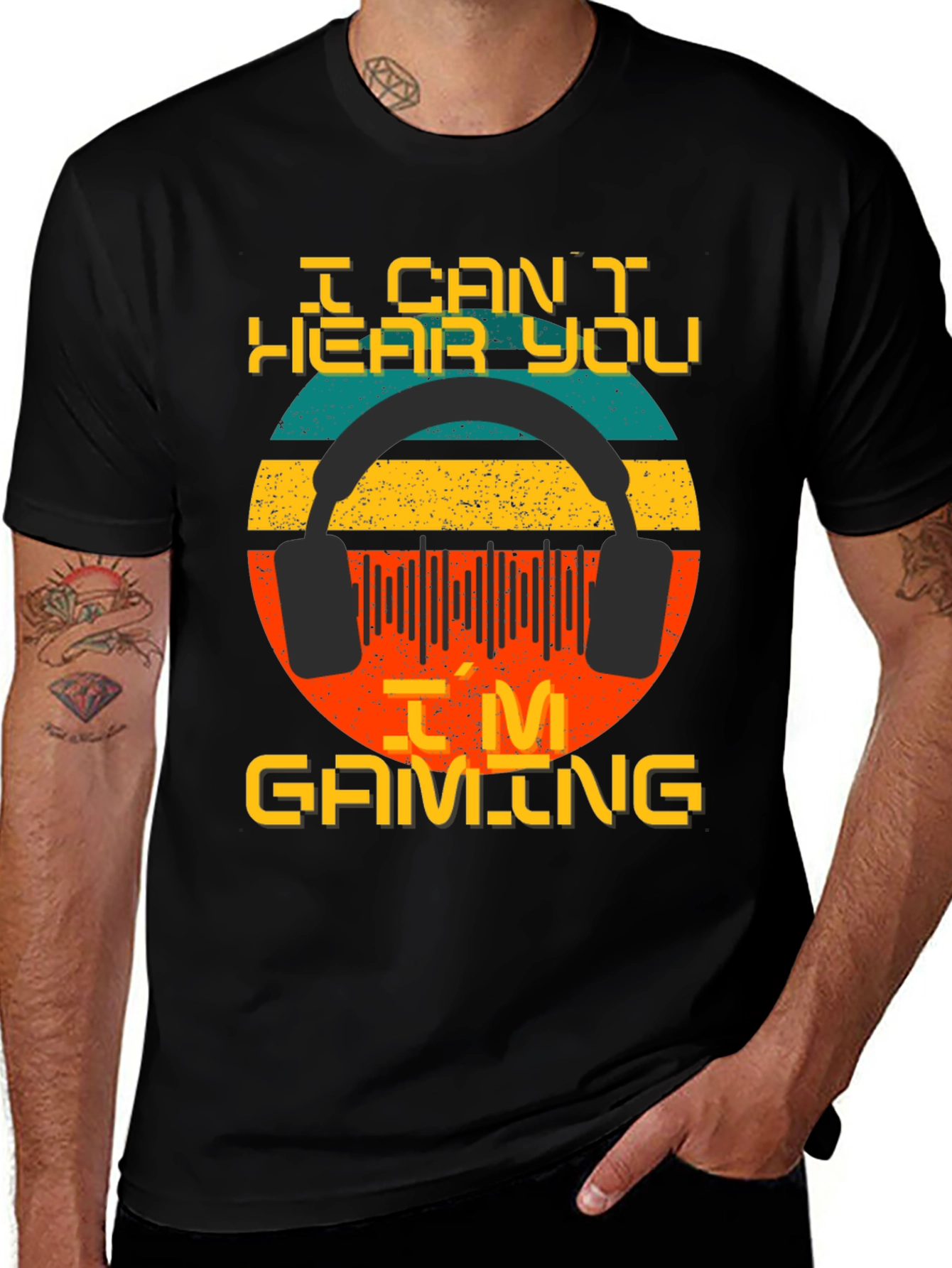 Variant 18 of I Can't Hear You I'm Gaming T-Shirt