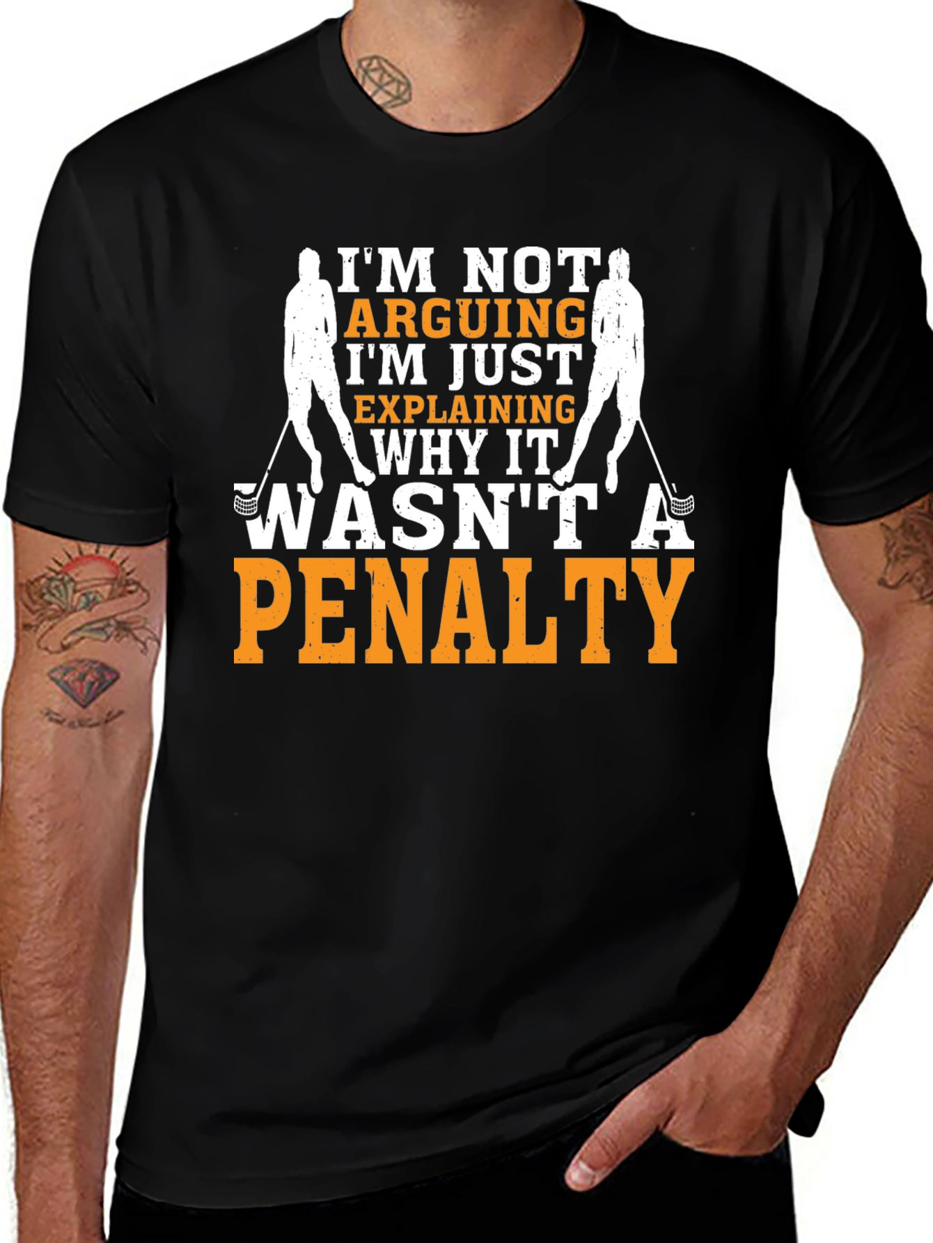 Variant 10 of Hockey Penalty T-Shirt - Funny Hockey Fan Tee