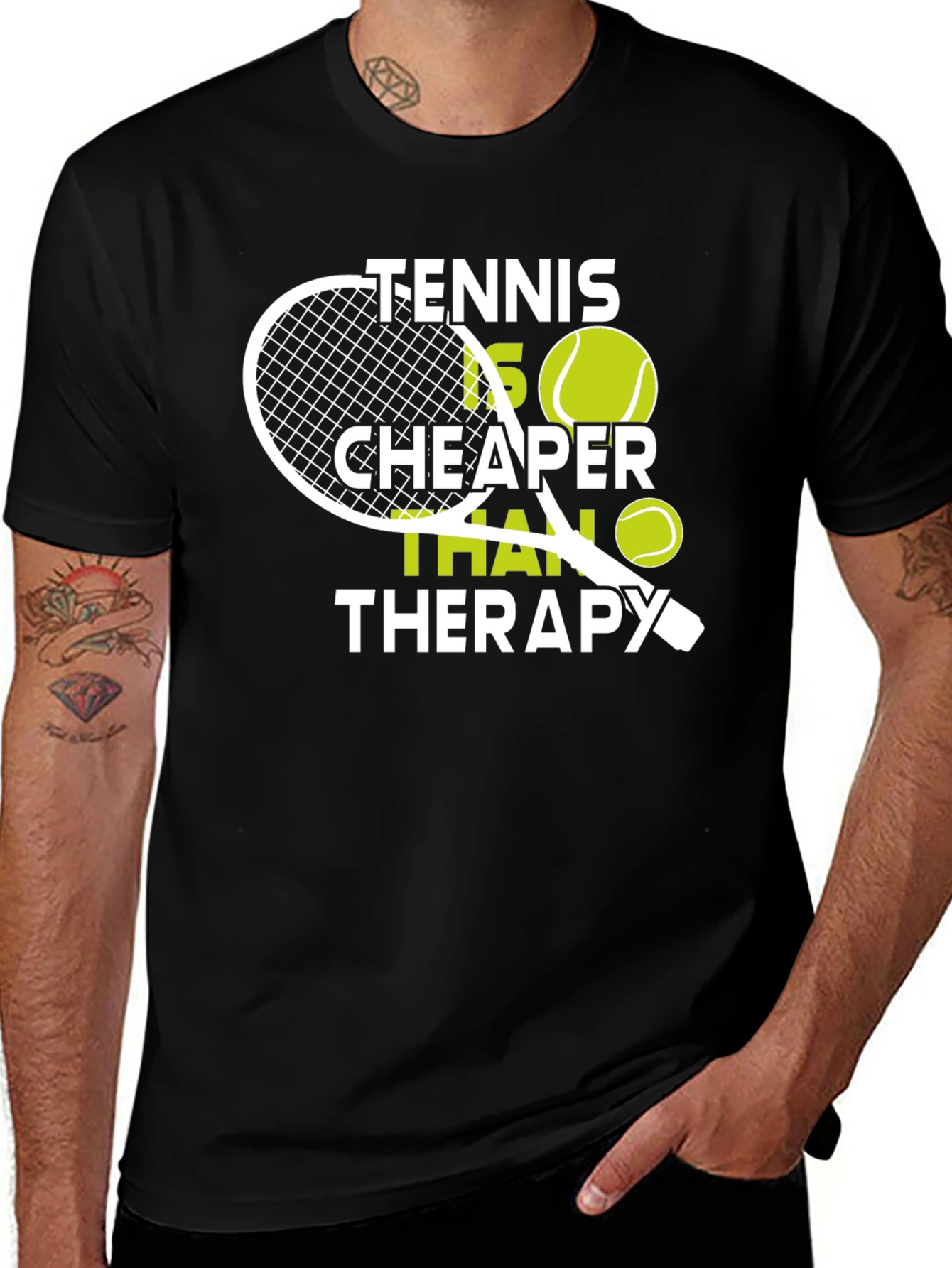 Variant 28 of Tennis Therapy Graphic T-Shirt