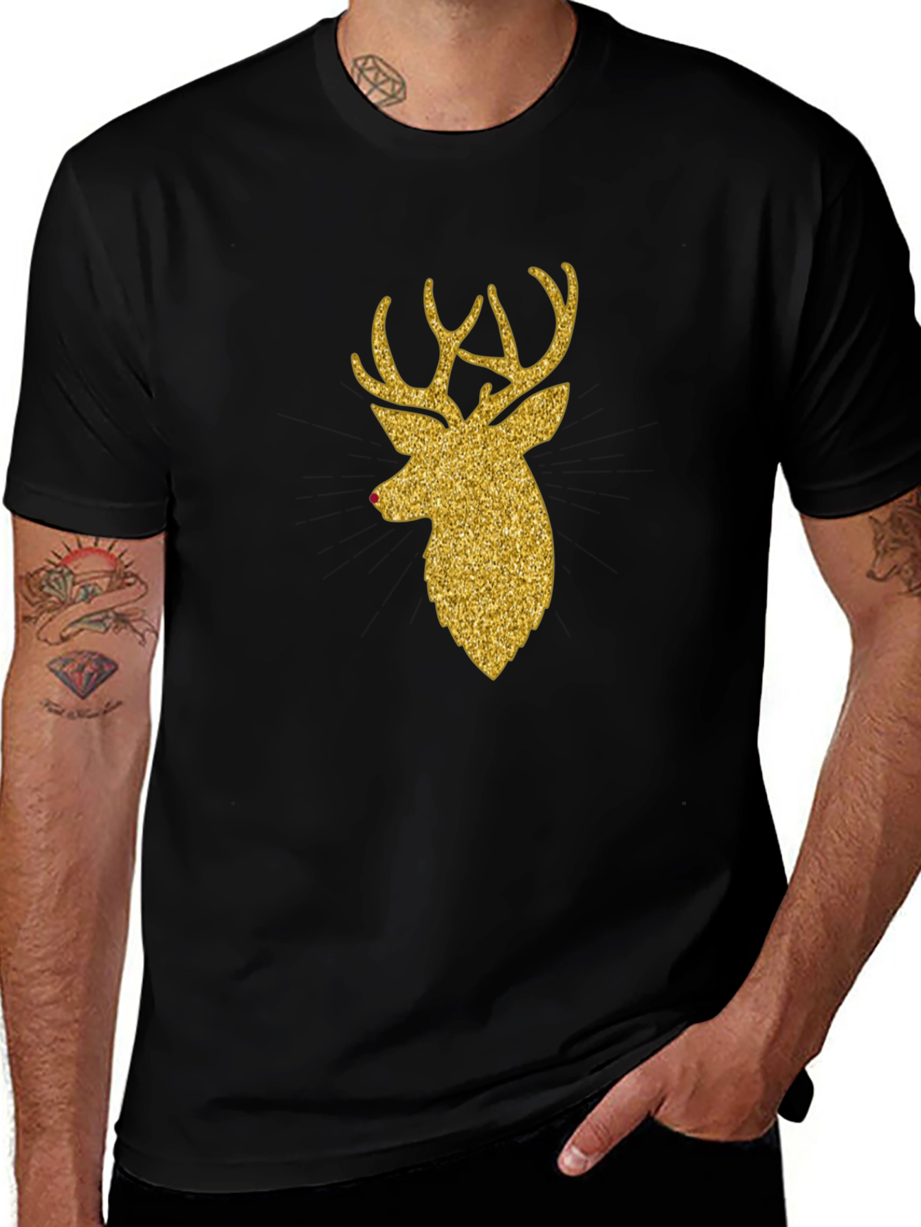 Variant 28 of Festive Deer Graphic T-Shirt