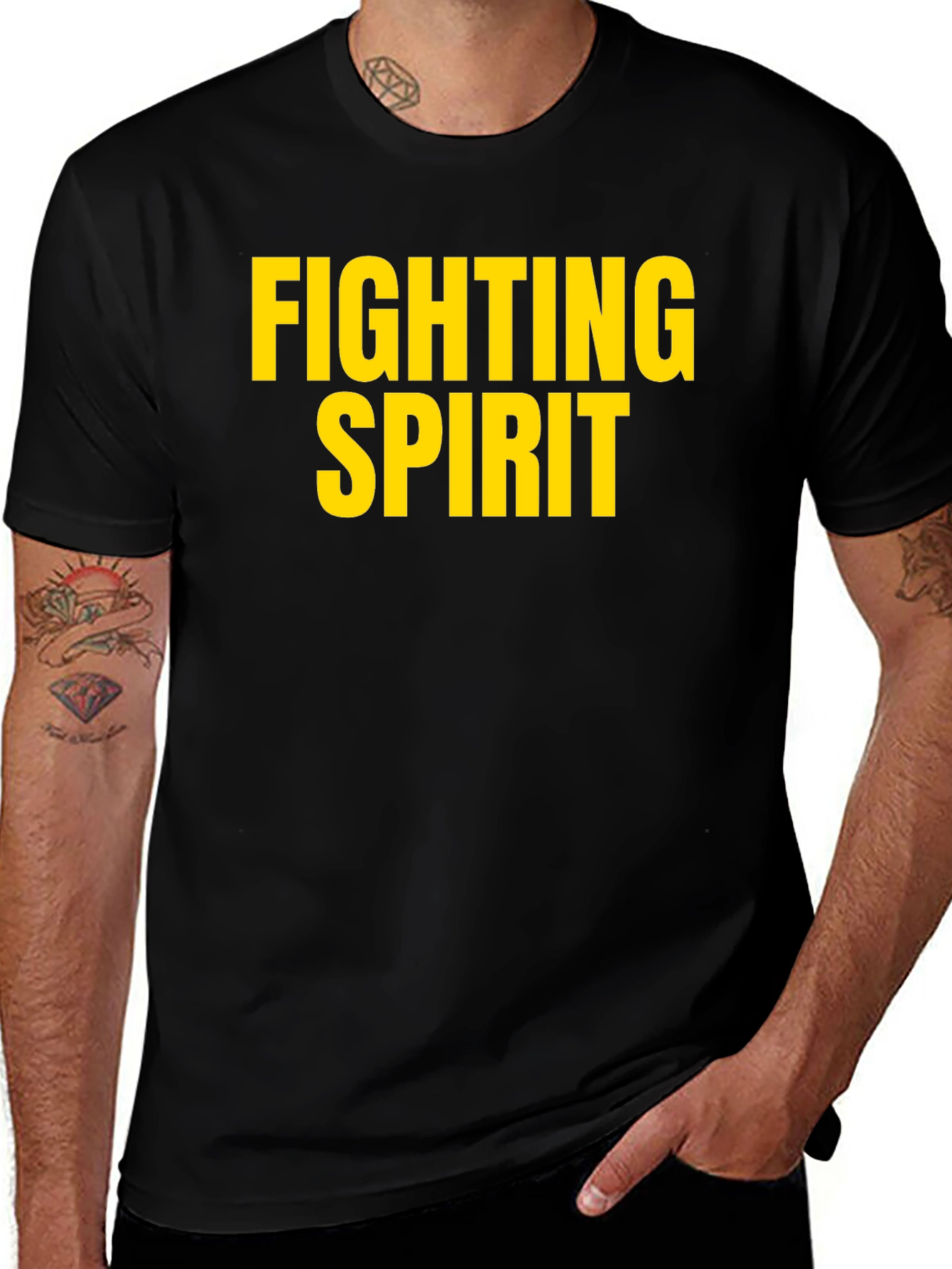 Variant 10 of Fighting Spirit Graphic Tee - Bold Statement T-Shirt