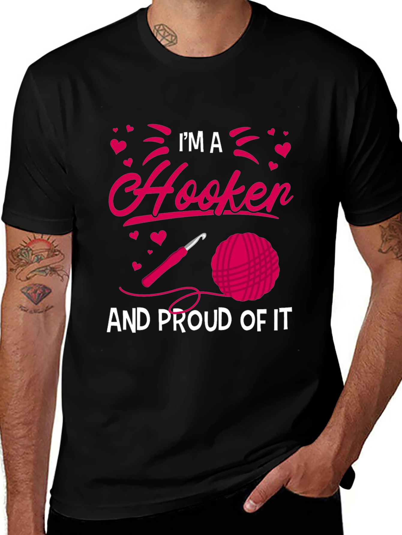 Variant 9 of I'm A Hooker T-Shirt, Crochet Lover Tee