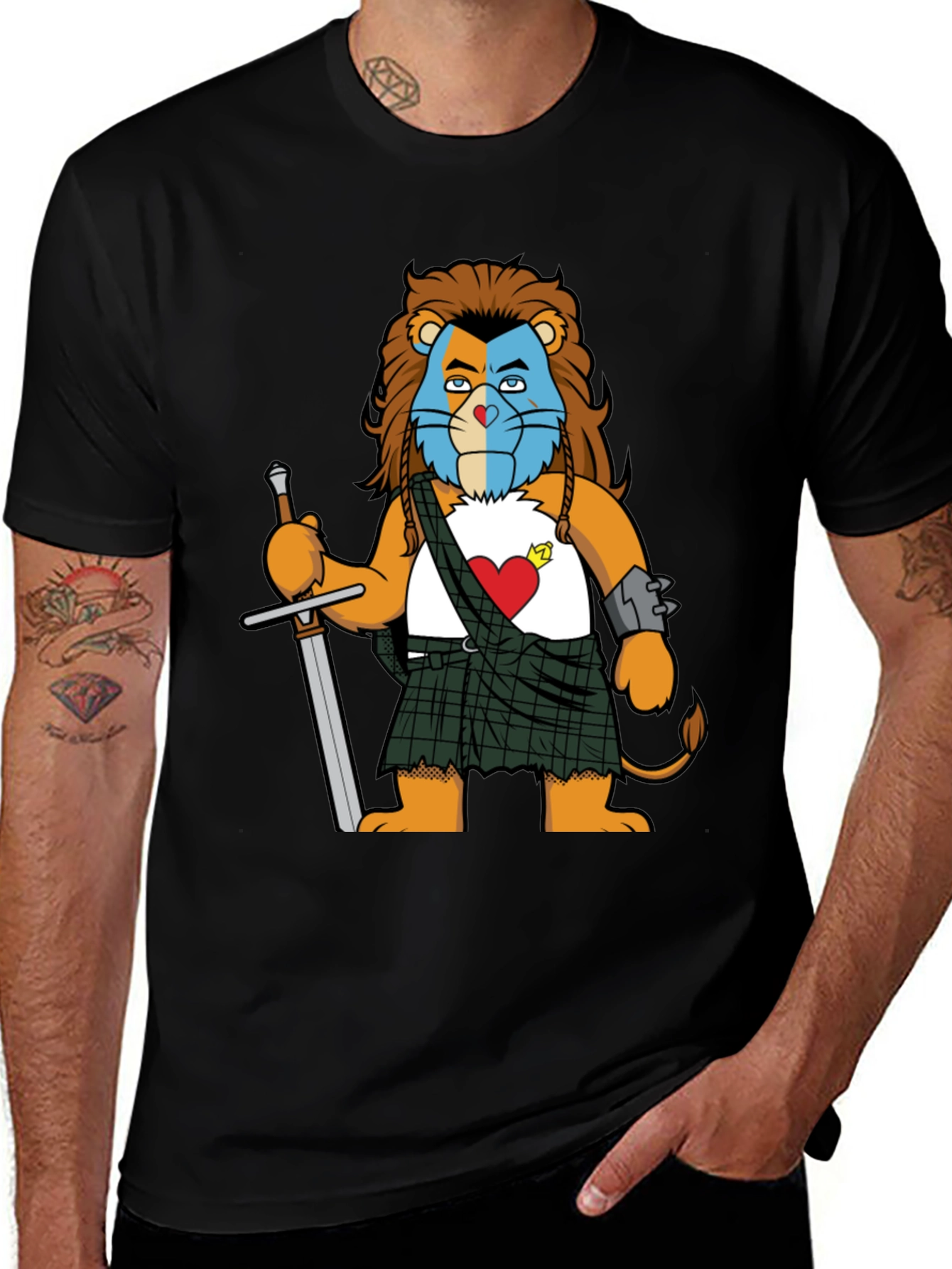 Scottish Lion Graphic Tee