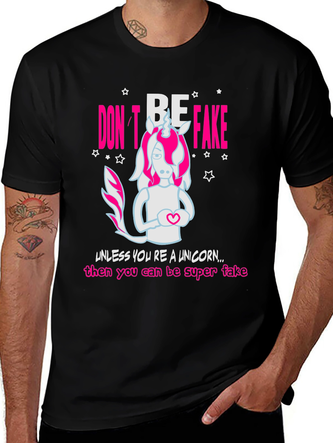 Variant 6 of Don't Be Fake Unisex Graphic T-Shirt