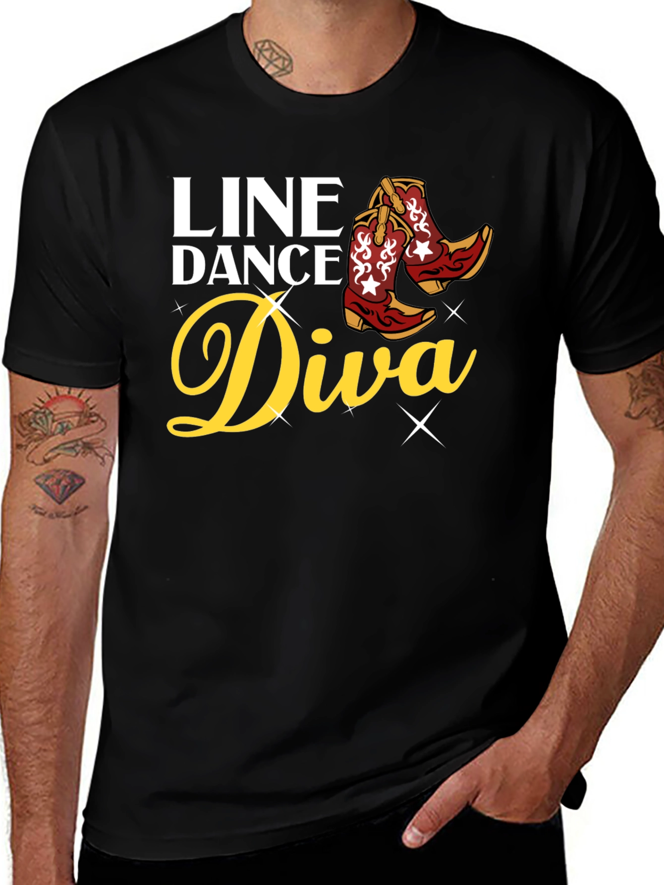 Variant 15 of Line Dance Diva T-Shirt