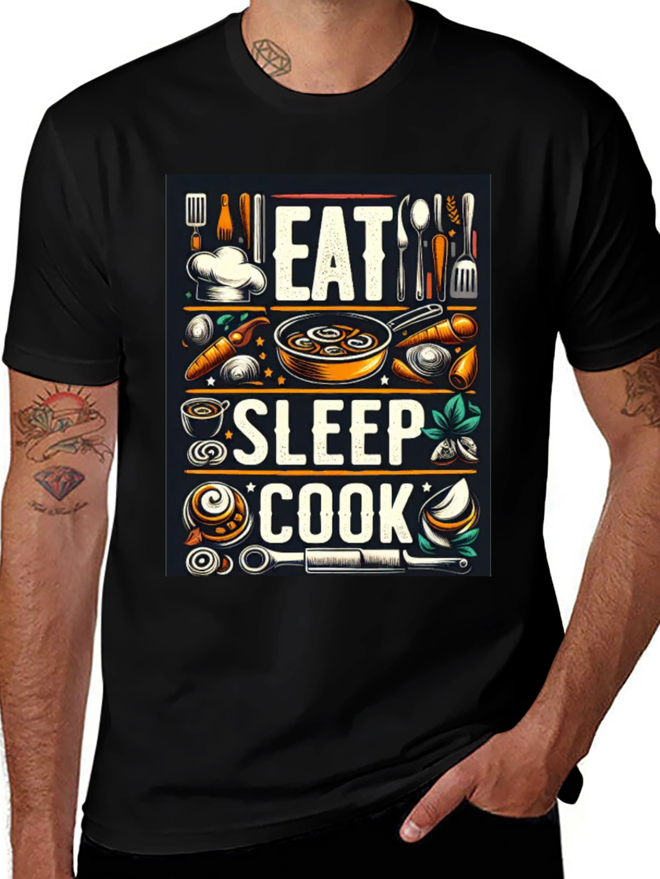 Variant 30 of Eat Sleep Cook T-Shirt