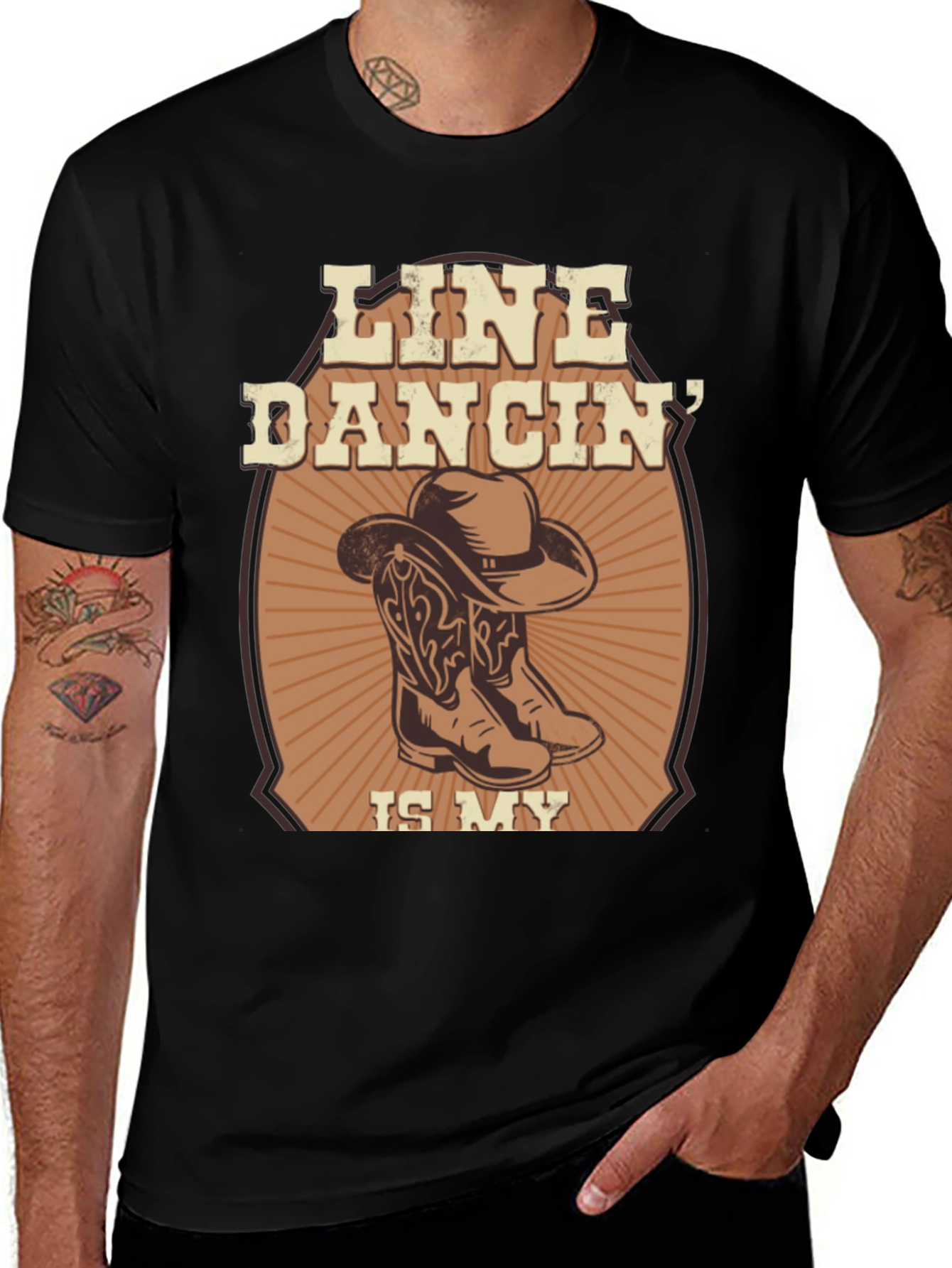 Line Dancing Cowboy Boots T-Shirt