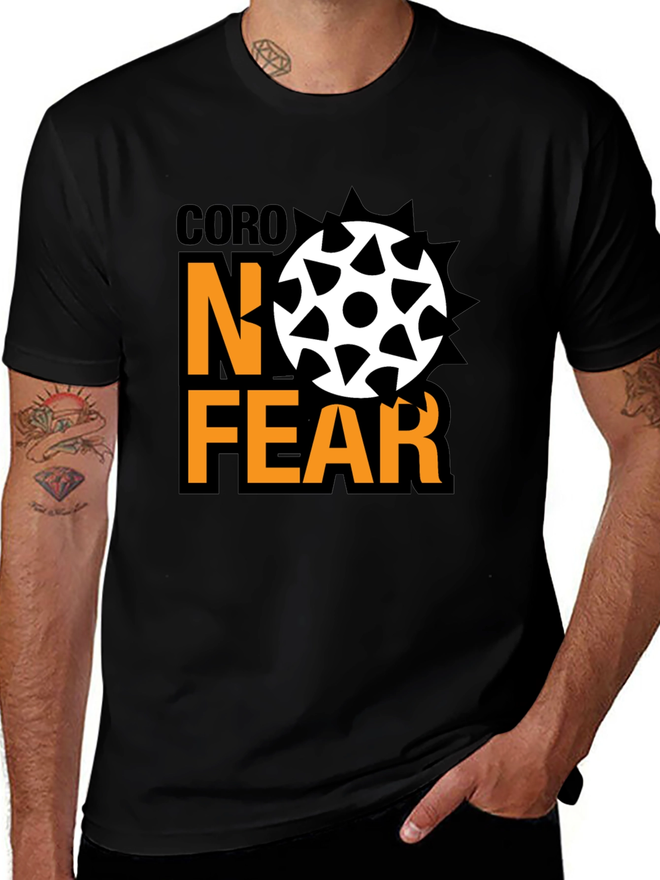 No Fear Virus Graphic T-Shirt