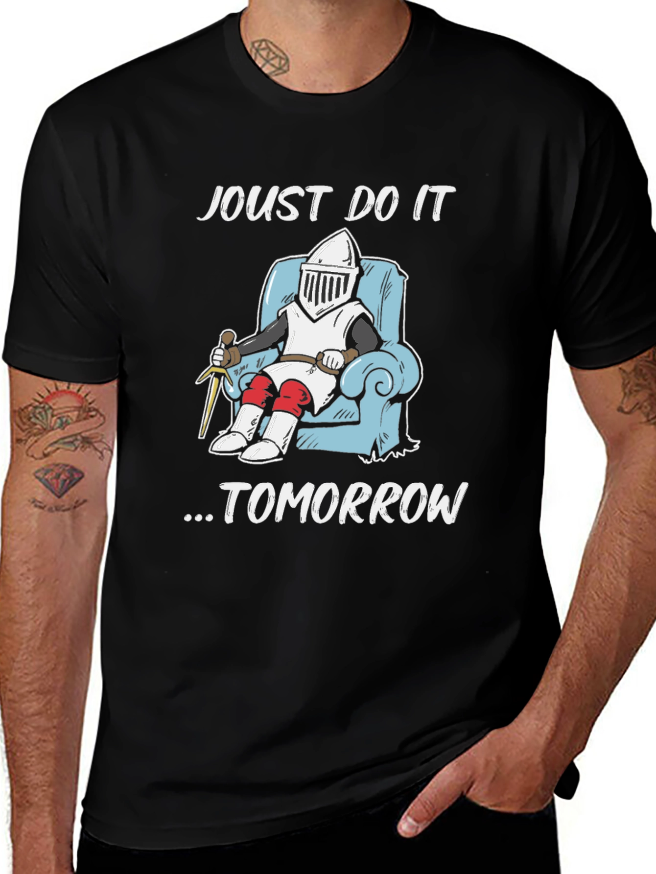 Variant 7 of Joust Do It Tomorrow T-Shirt