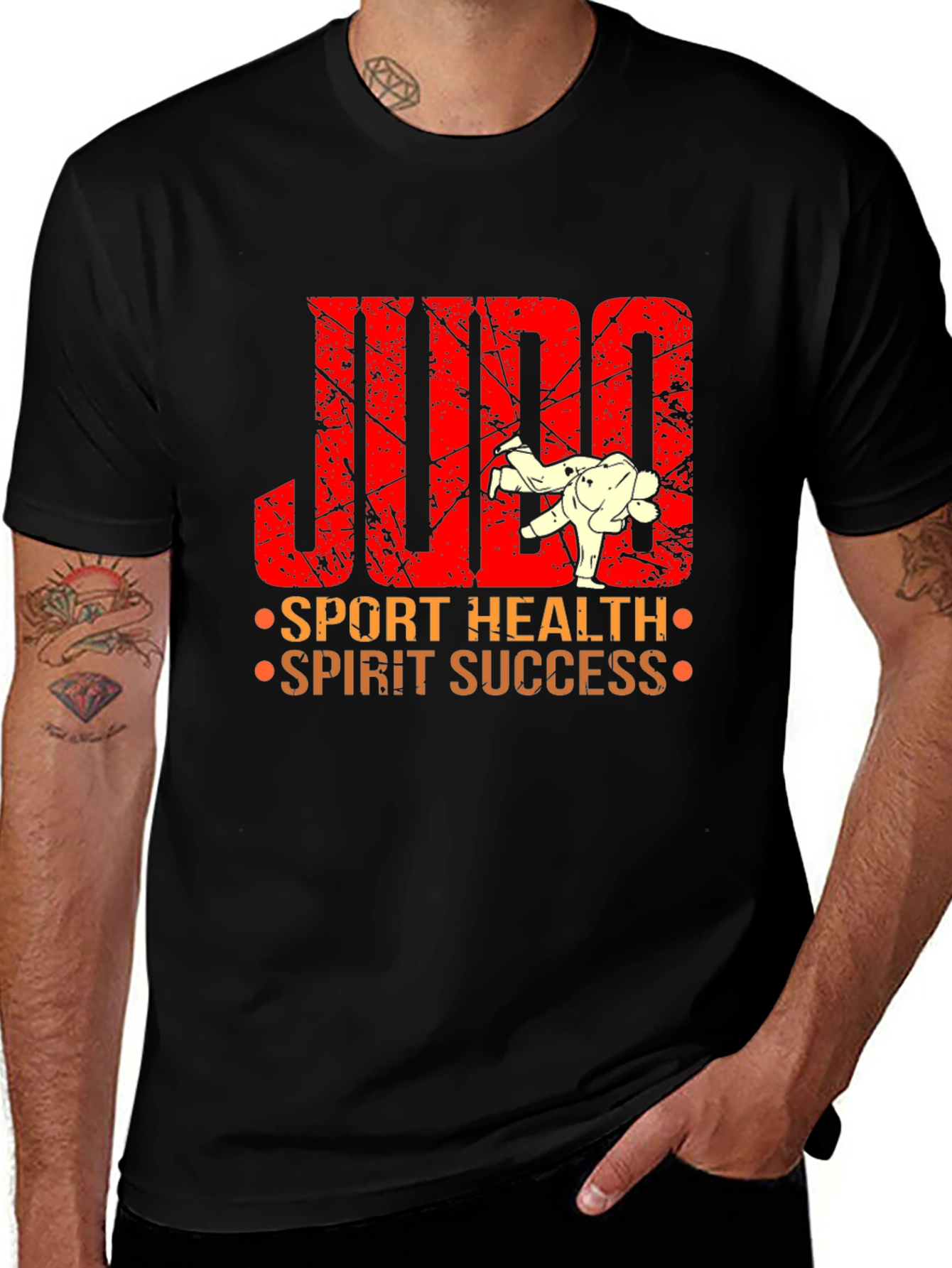Variant 5 of Judo Sport Health Spirit Success Graphic T-Shirt