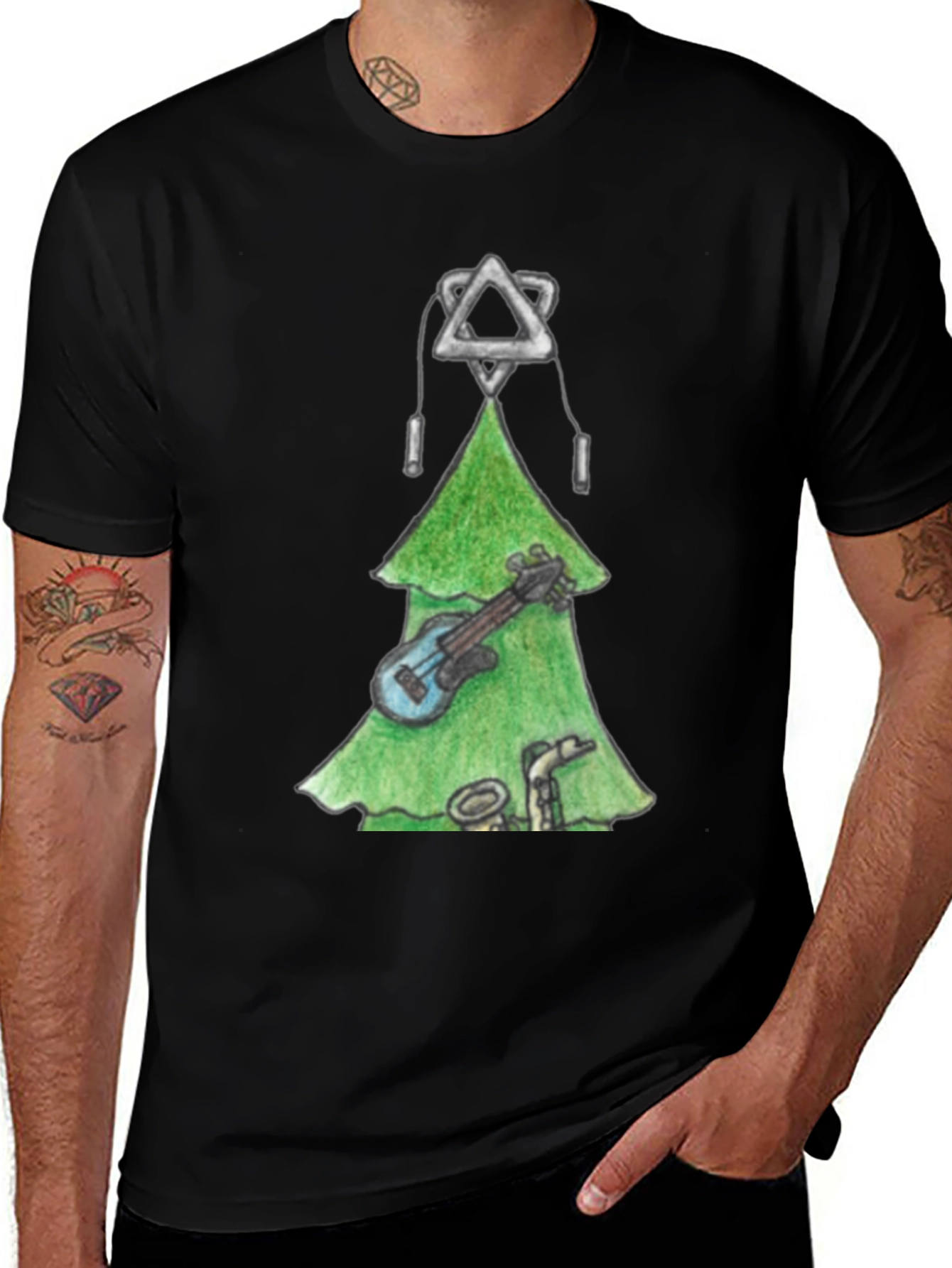 Variant 4 of Musical Holiday Tree Tee