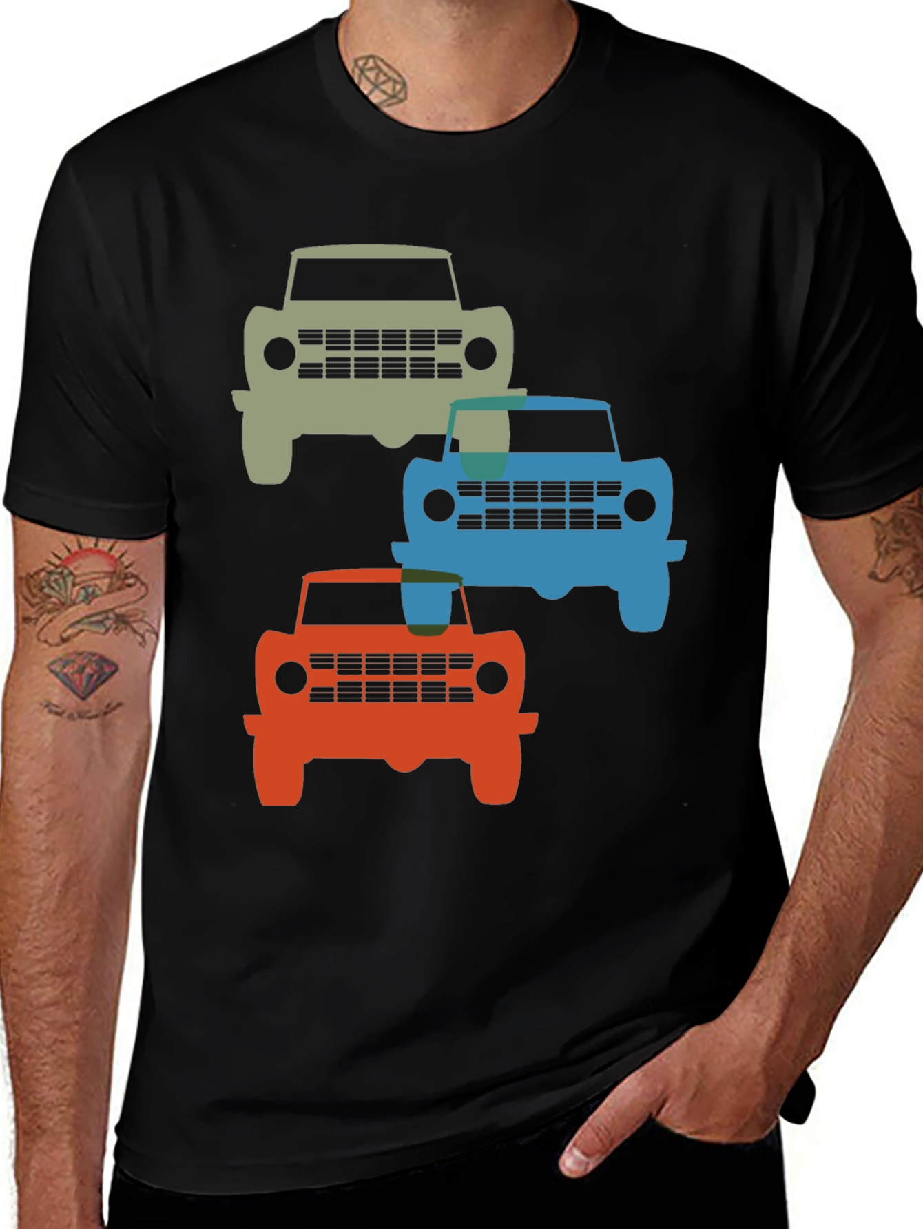Variant 10 of Vintage Car Graphic Tee - Cool Retro Design