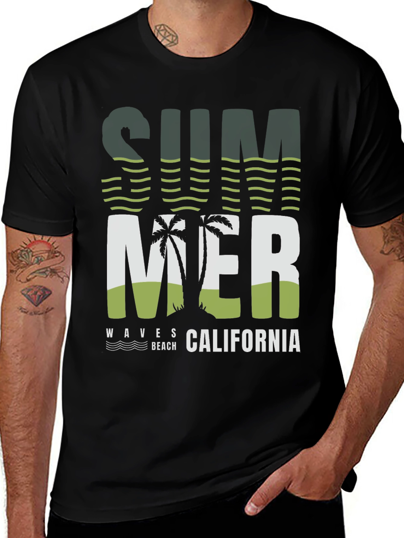 Variant 13 of Summer California Graphic T-Shirt
