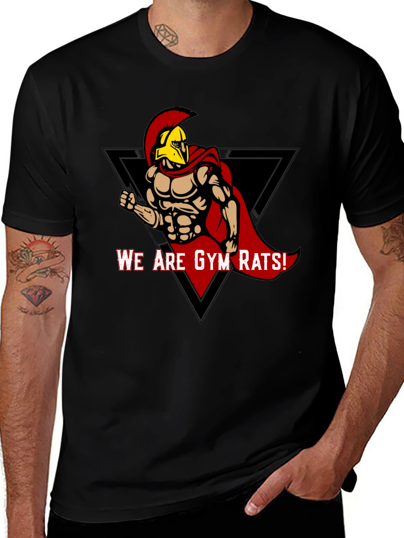 Variant 18 of Gym Rats T-Shirt - Spartan Design