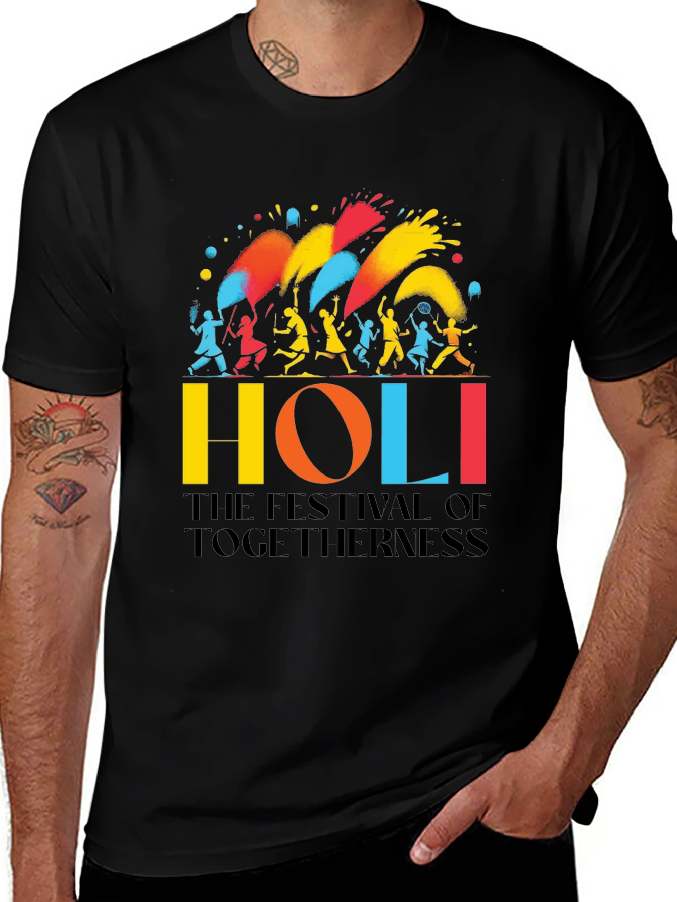 Holi Festival T-Shirt - Celebrate Togetherness