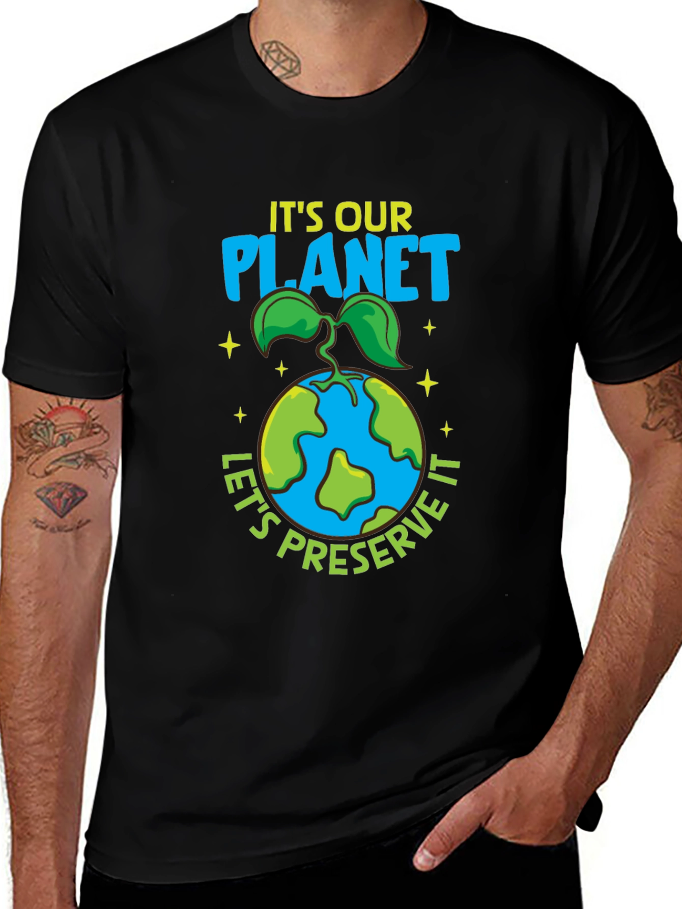 Variant 30 of Eco-Friendly Planet Preservation T-Shirt