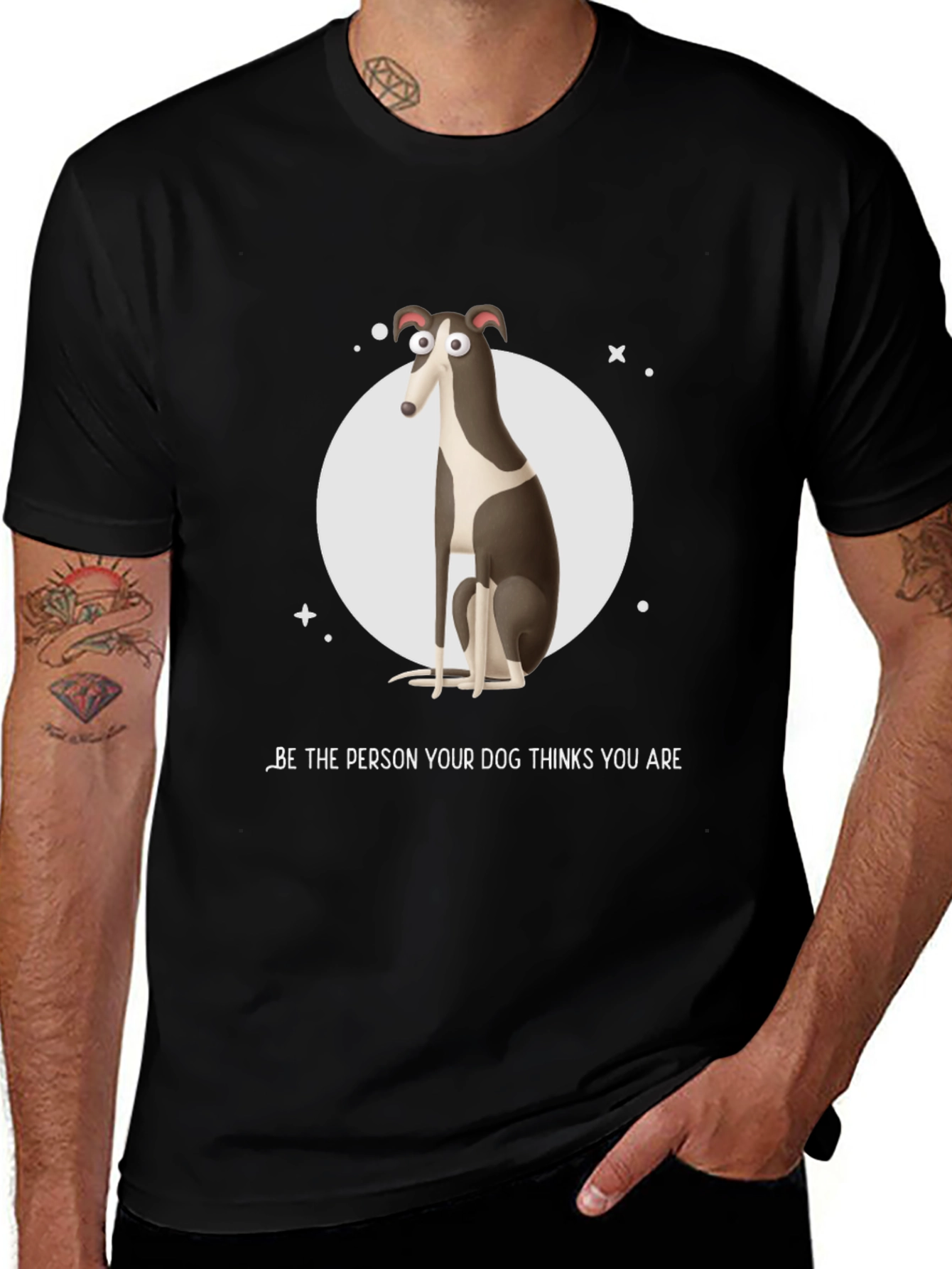 Variant 9 of Dog Lover Graphic Tee: Be the Person Your Dog Thinks You Are
