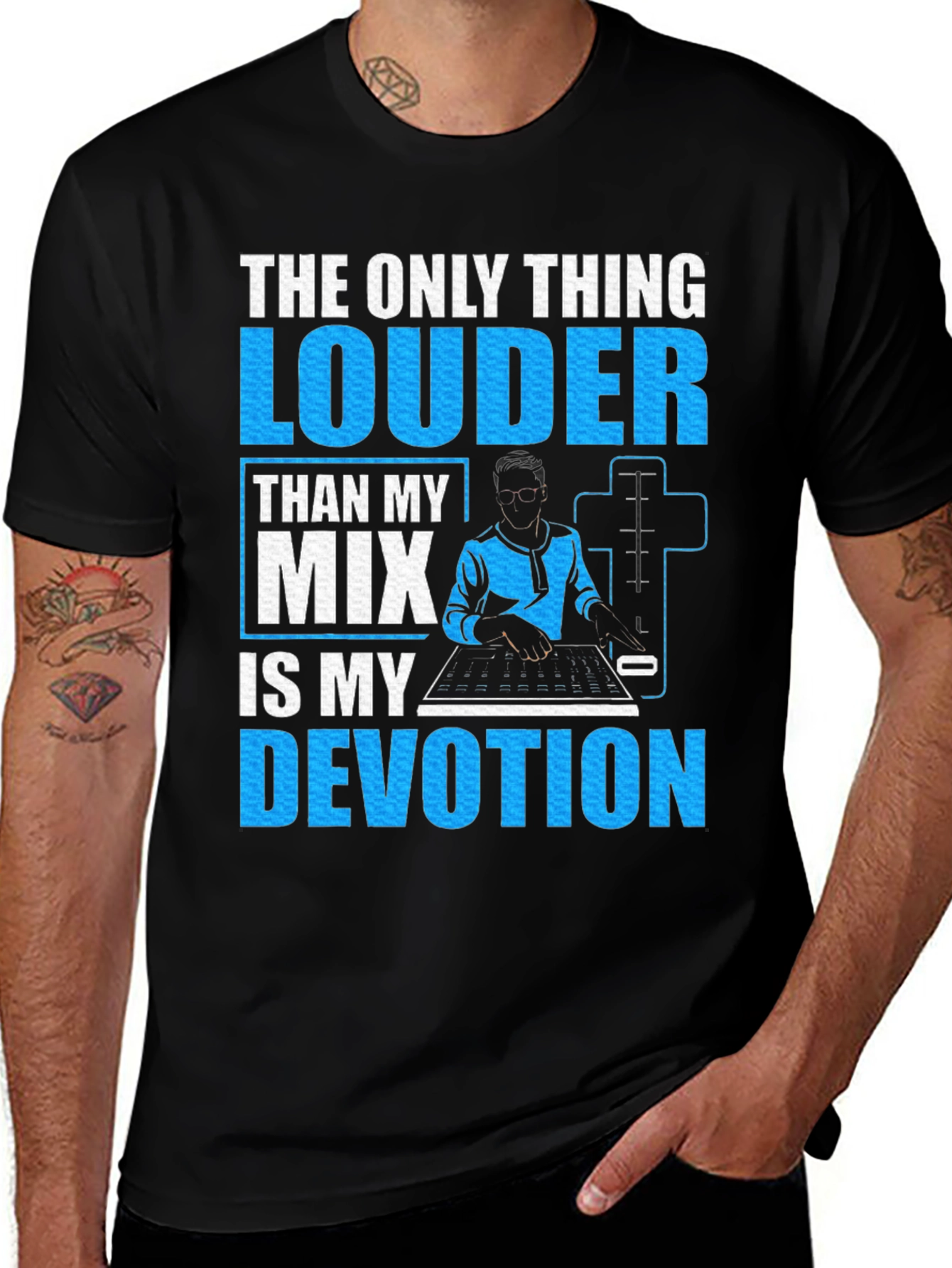 DJ Devotion Graphic Tee - The Only Thing Louder