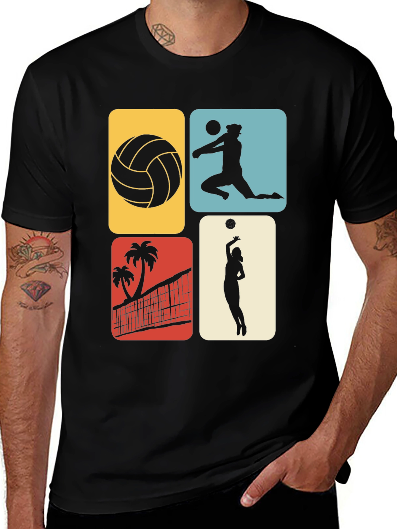 Variant 18 of Volleyball Graphic Tee - Beach Vibes Unisex T-Shirt
