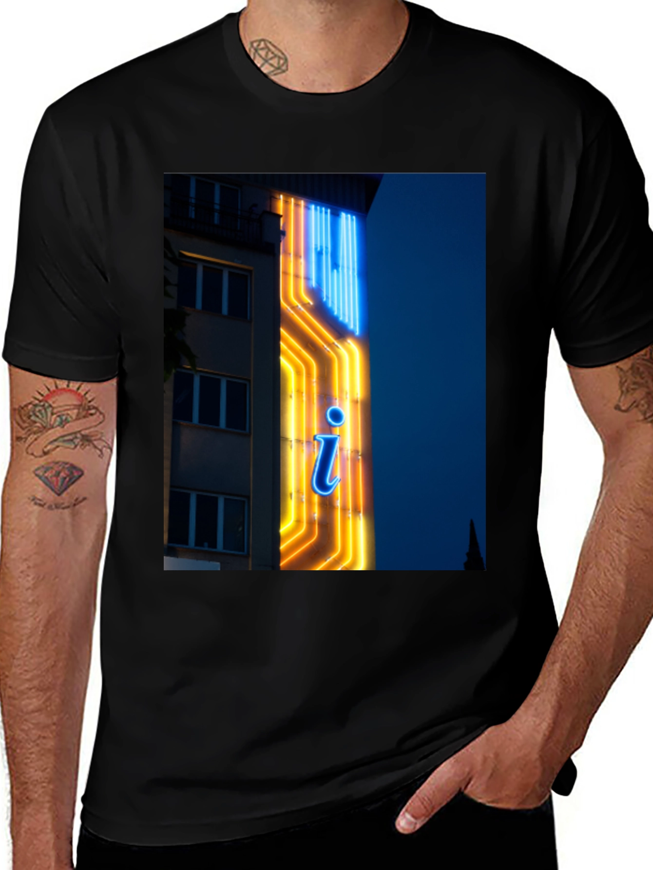 Variant 19 of Neon Sign Graphic T-Shirt