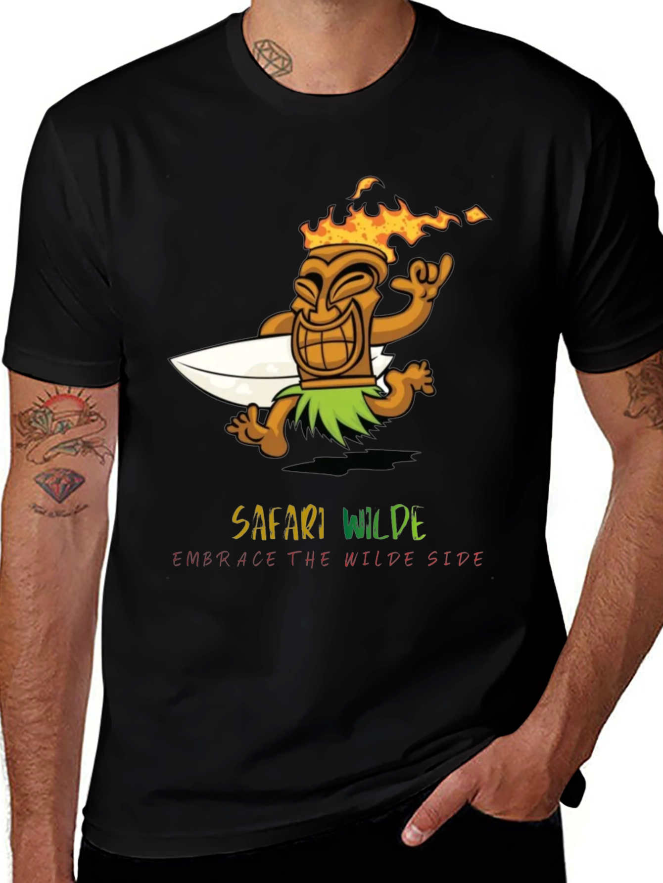 Variant 27 of Safari Wilde Tiki Surf T-Shirt