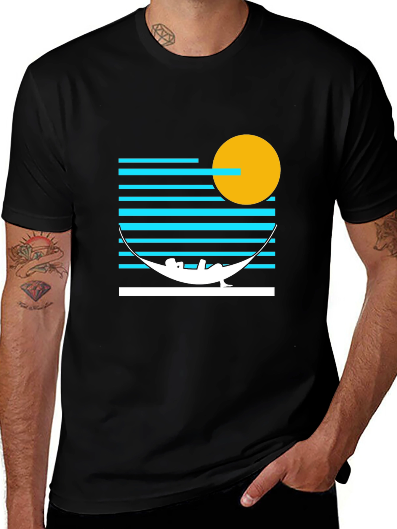 Relaxing Hammock Graphic T-Shirt