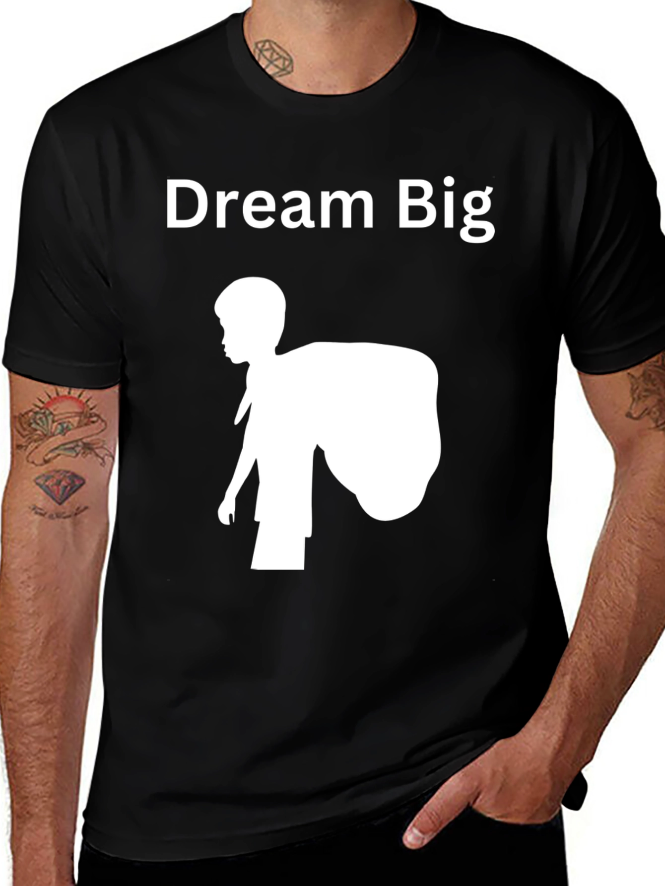Variant 11 of Dream Big Graphic T-Shirt - Soft Cotton Tee