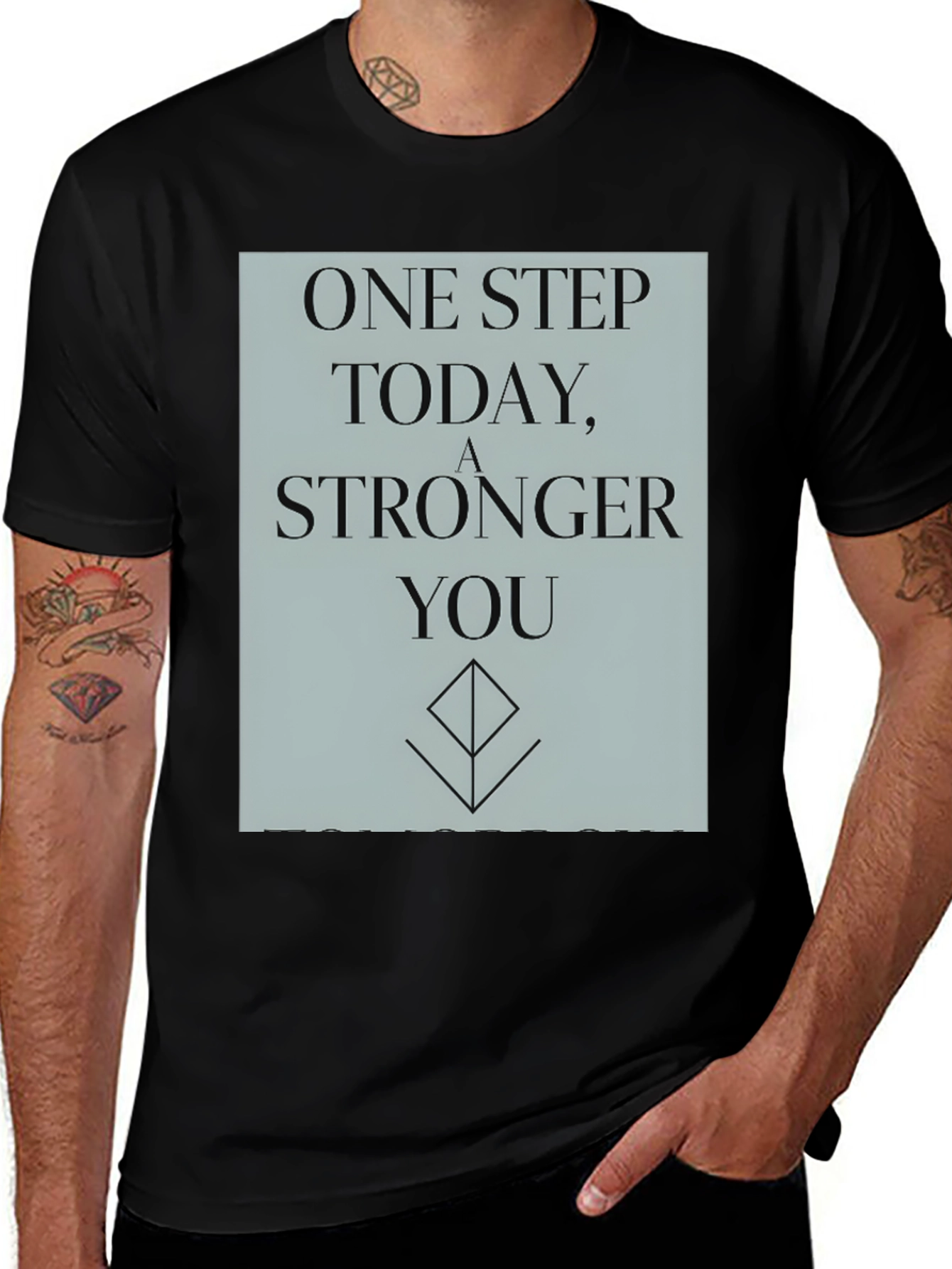 Variant 9 of Inspirational T-Shirt: One Step Stronger You