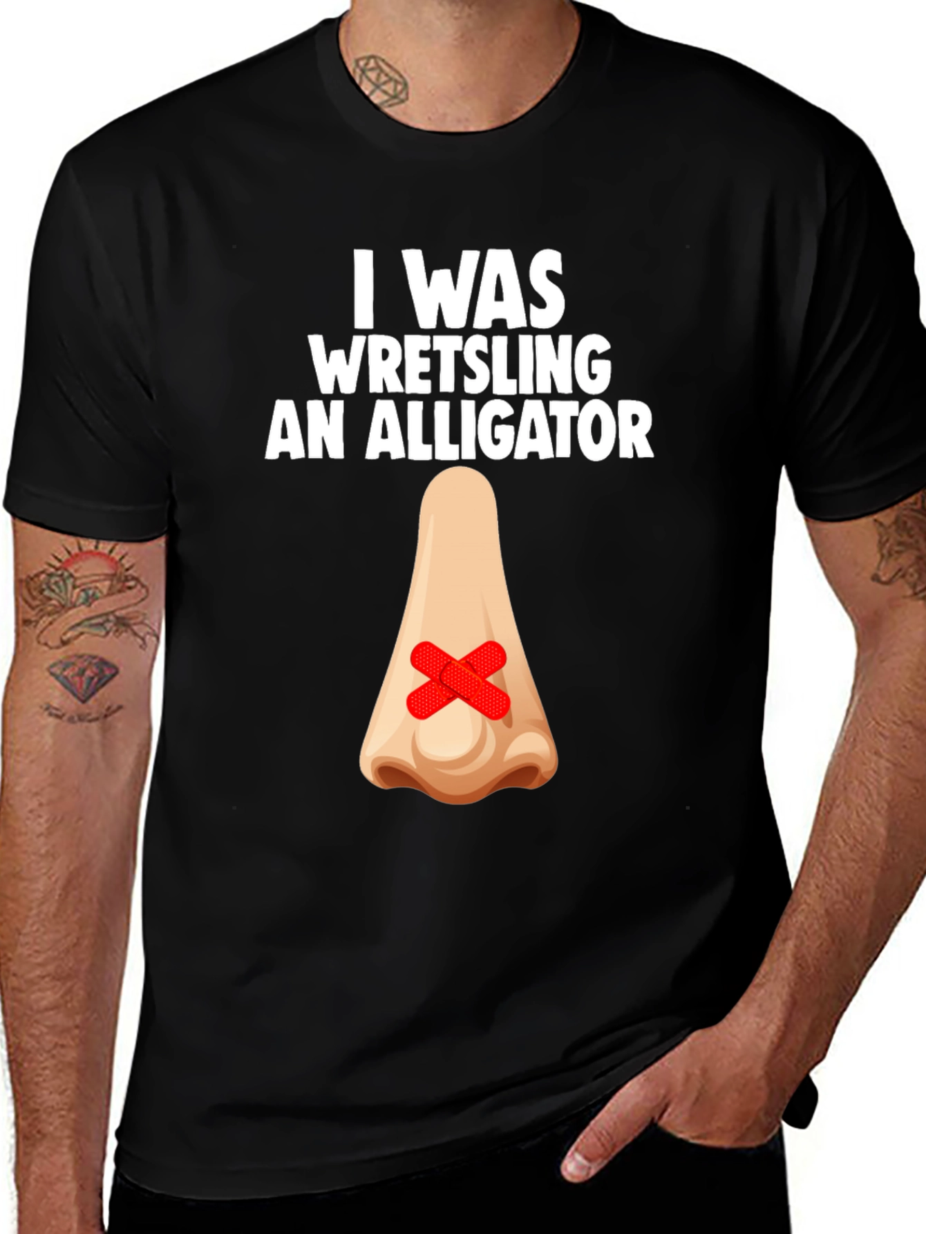 Variant 20 of I Was Wrestling an Alligator T-Shirt