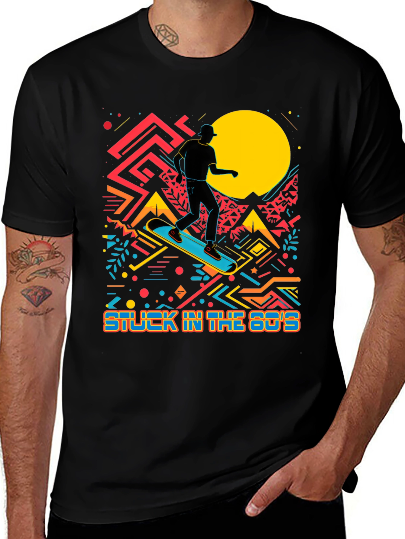 Variant 24 of Stuck in the 80s Retro T-Shirt