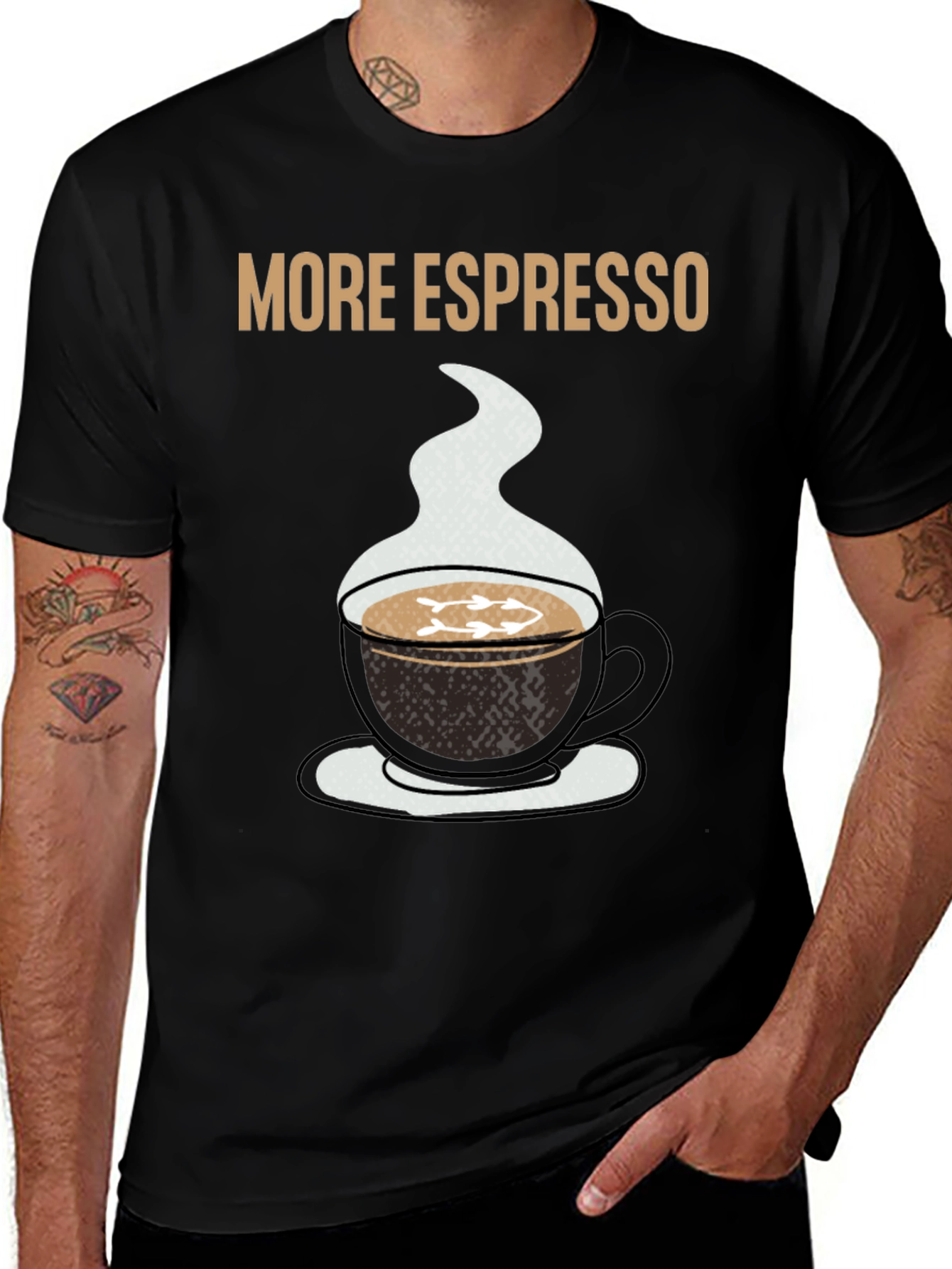 Variant 11 of More Espresso Black Graphic T-Shirt