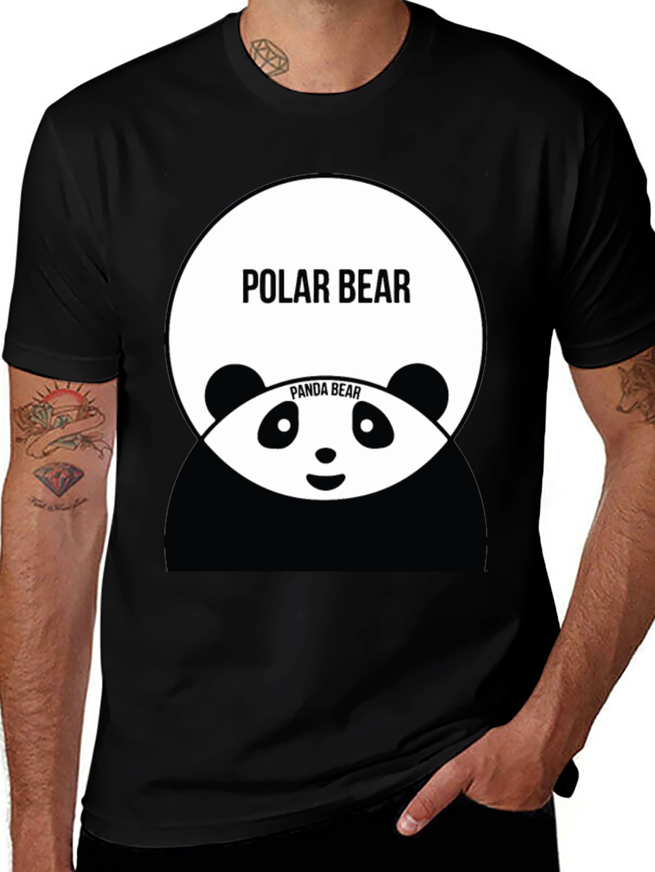 Polar Bear Panda Bear T-Shirt