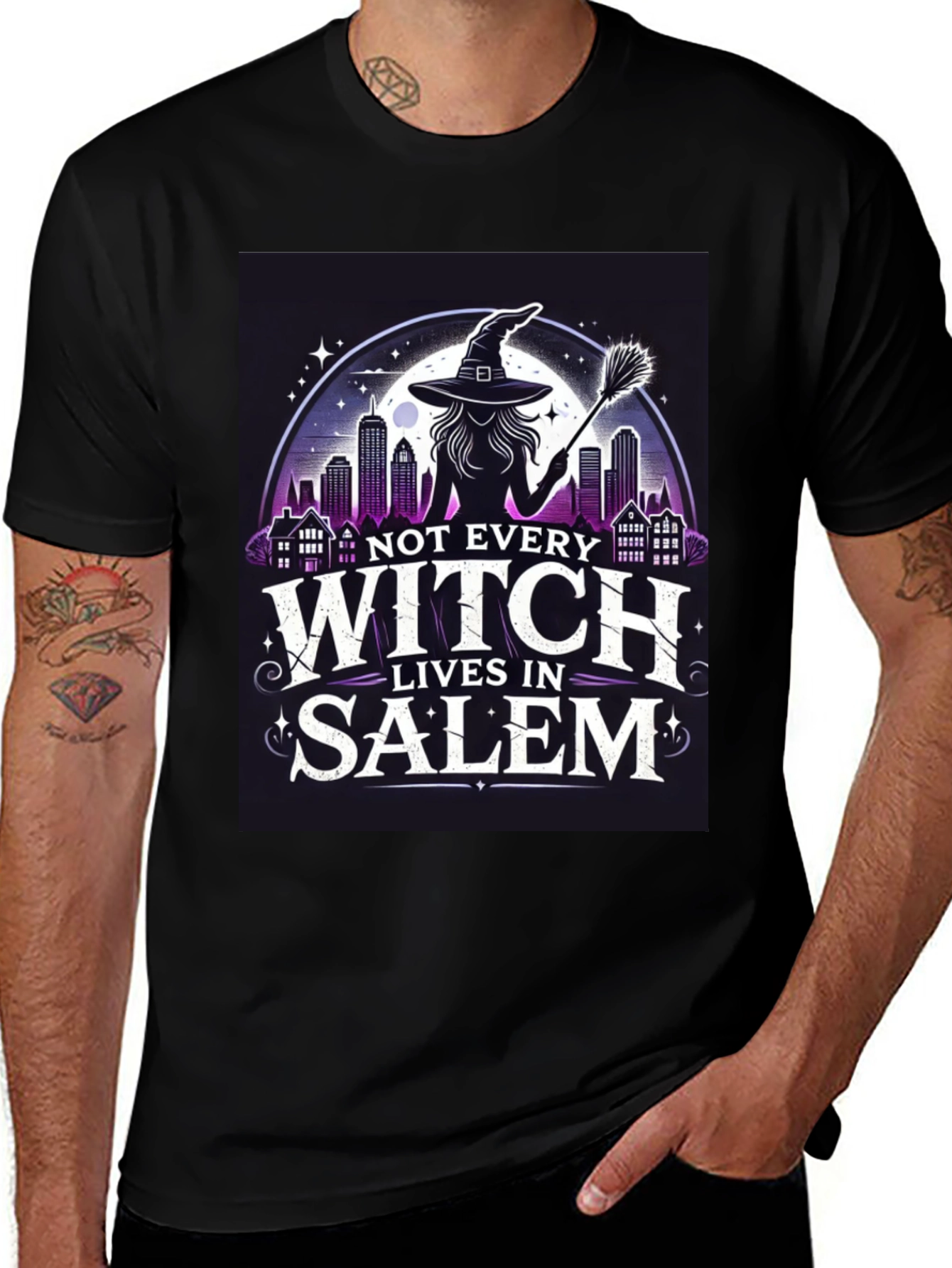 Variant 11 of Not Every Witch Lives in Salem T-Shirt