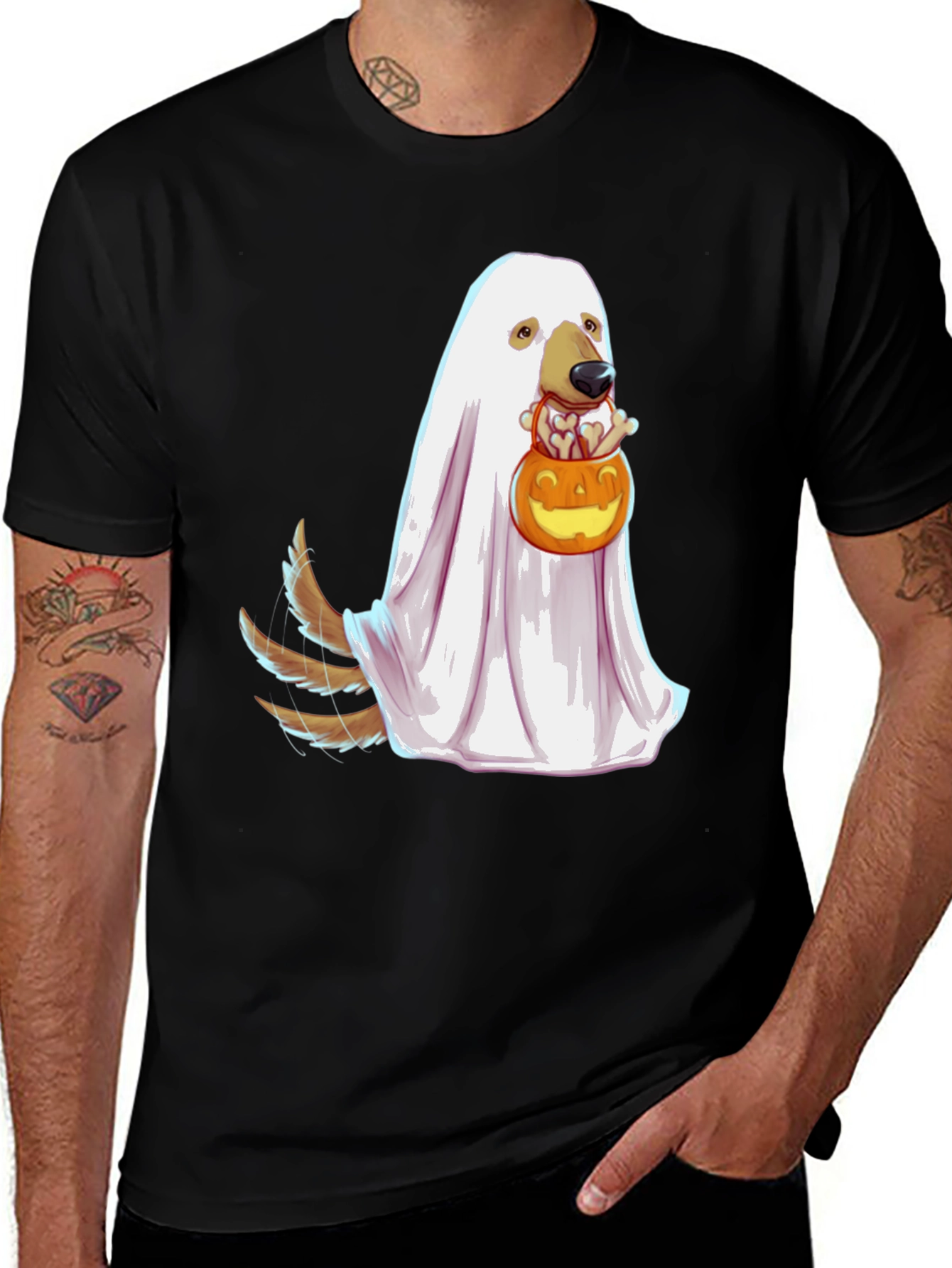 Variant 10 of Ghost Dog Halloween T-Shirt