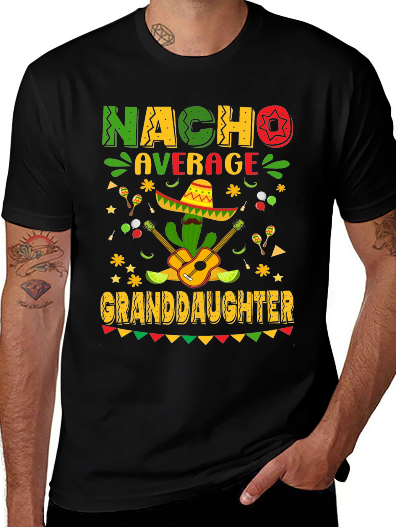 Nacho Average Granddaughter T-Shirt Cinco De Mayo