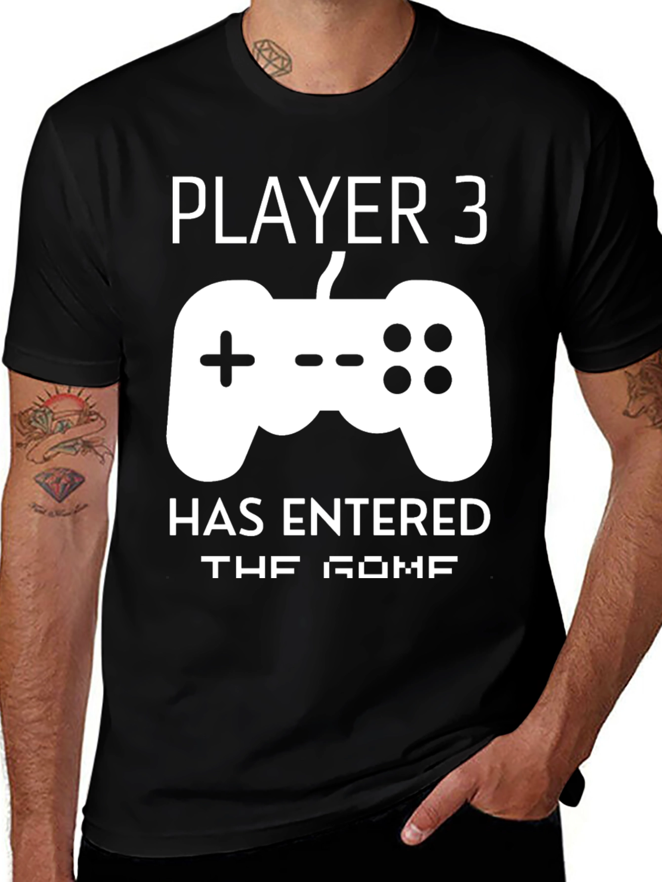 Variant 9 of Player 3 Has Entered the Game Graphic Tee