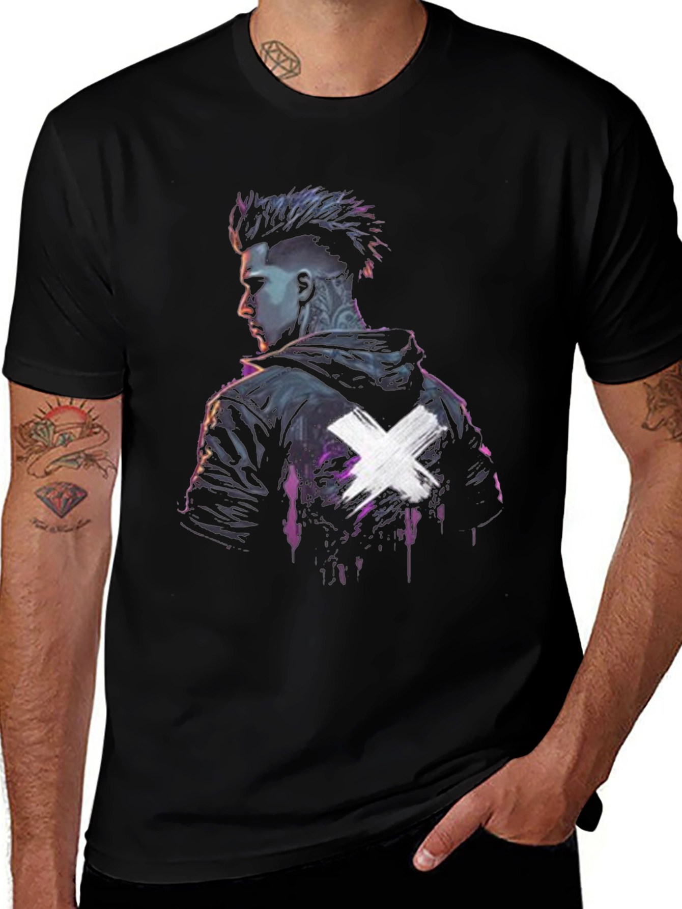 Edgy Graphic Tee - Punk Style
