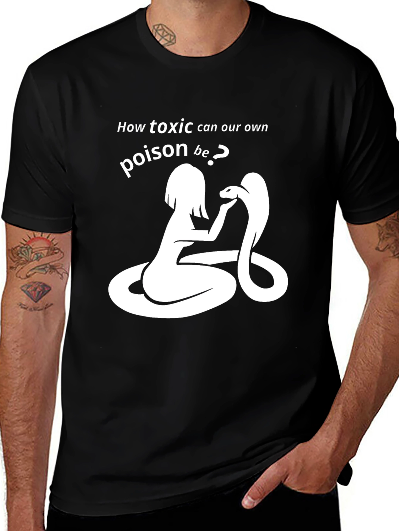 Variant 12 of Toxic Poison Black T-Shirt