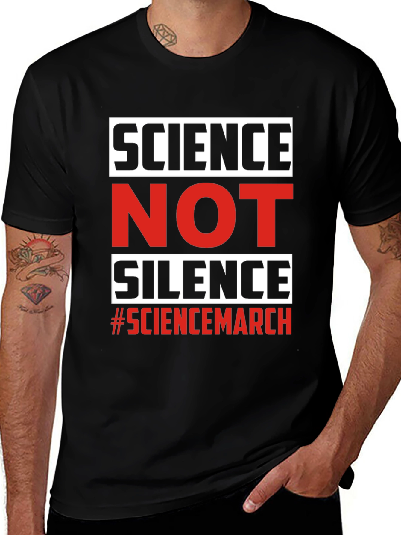 Variant 23 of Science Not Silence T-Shirt
