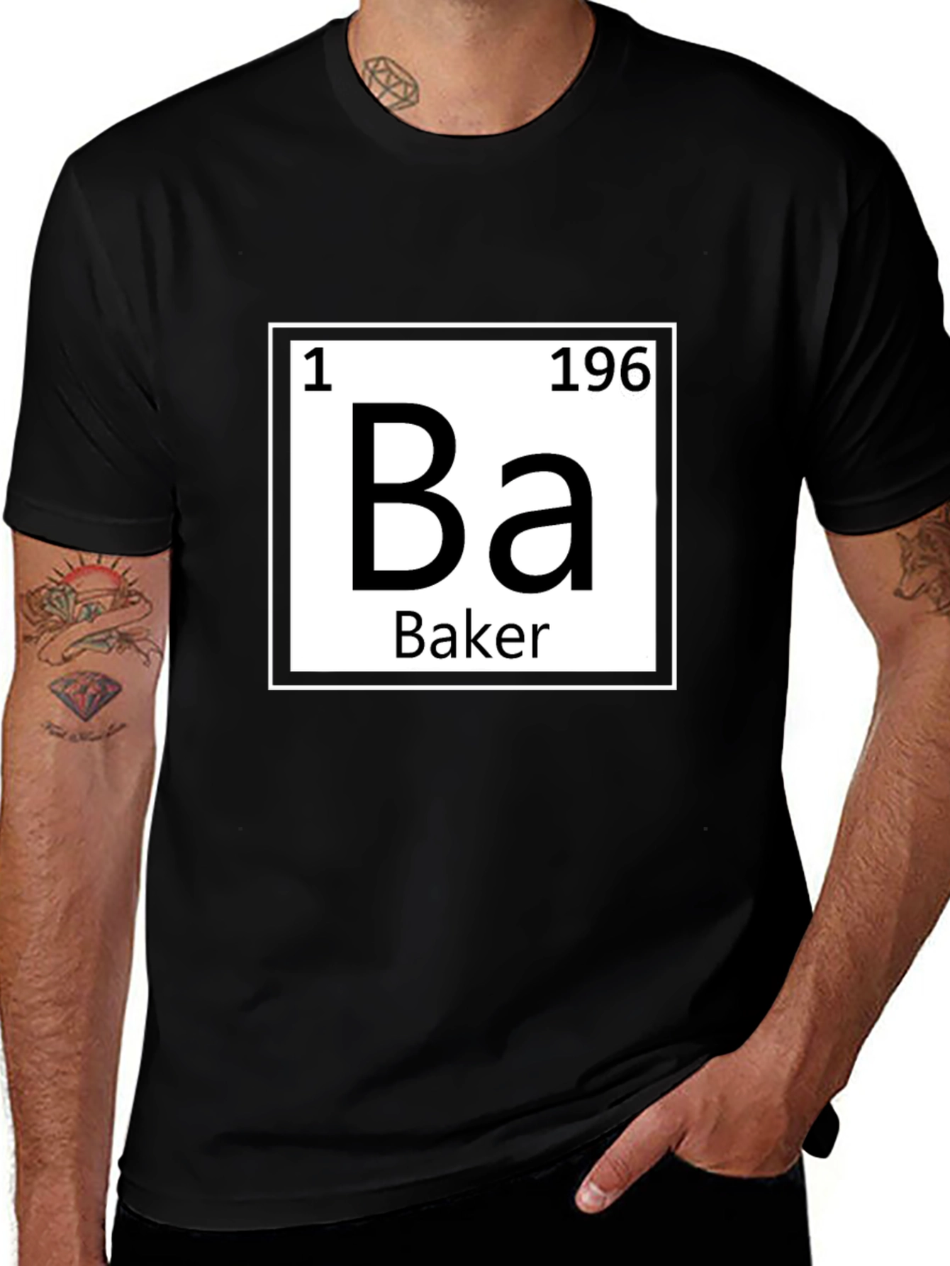 Variant 21 of Periodic Table Baker Funny T-Shirt