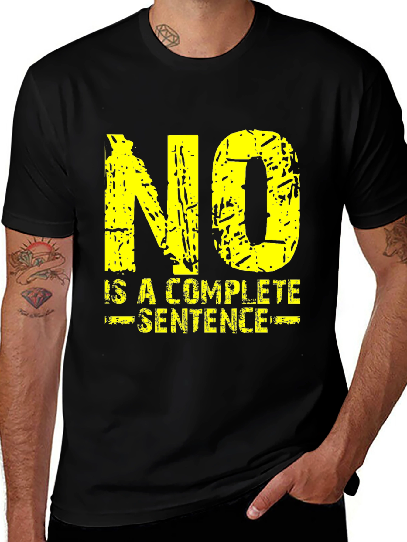Variant 2 of No Is A Complete Sentence Graphic Tee